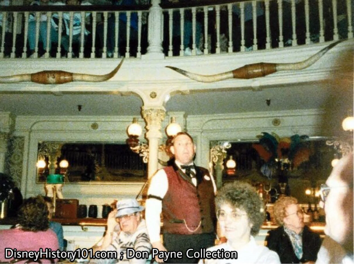  Sam works the audience. 