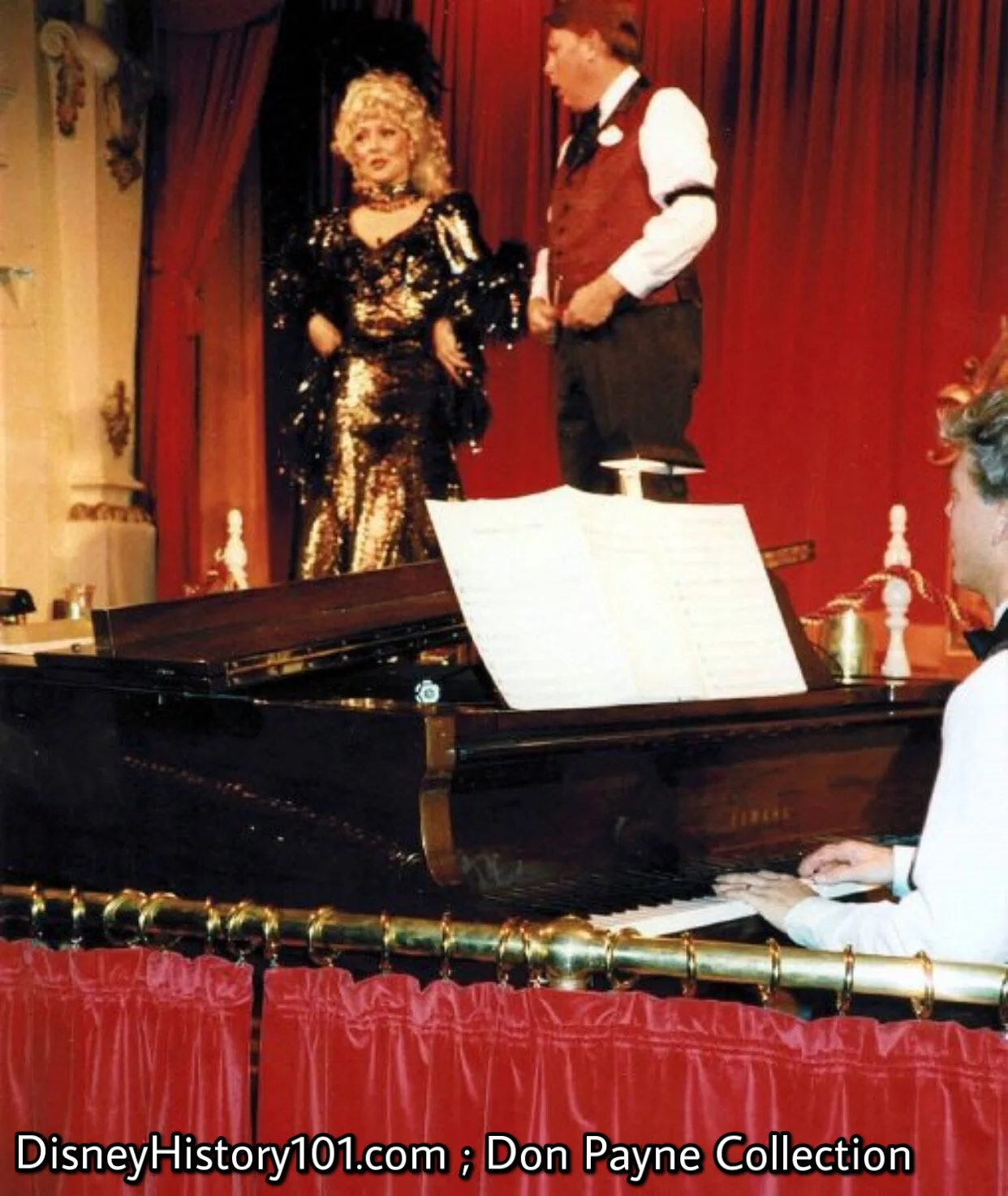  Lily and Sam on stage. 