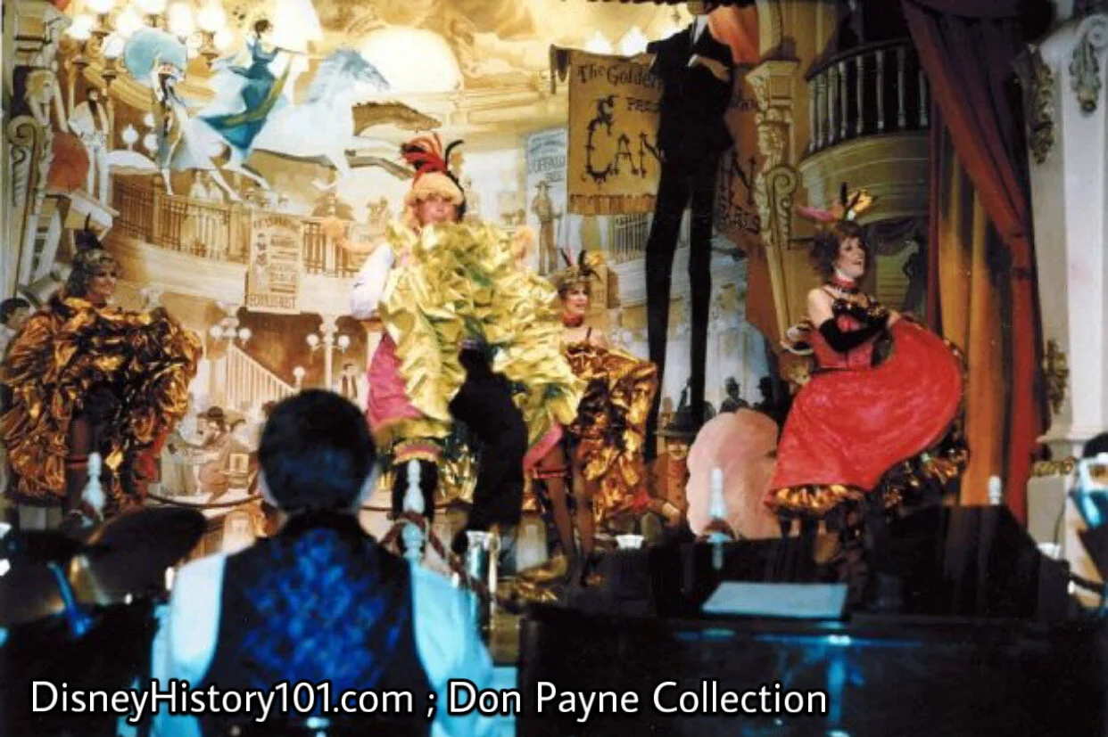  In one final attempt at joining Lily’s Dancing Troupe, Sam sneaks into the Can-Can Dancer’s Line in a badly designed disguise. 