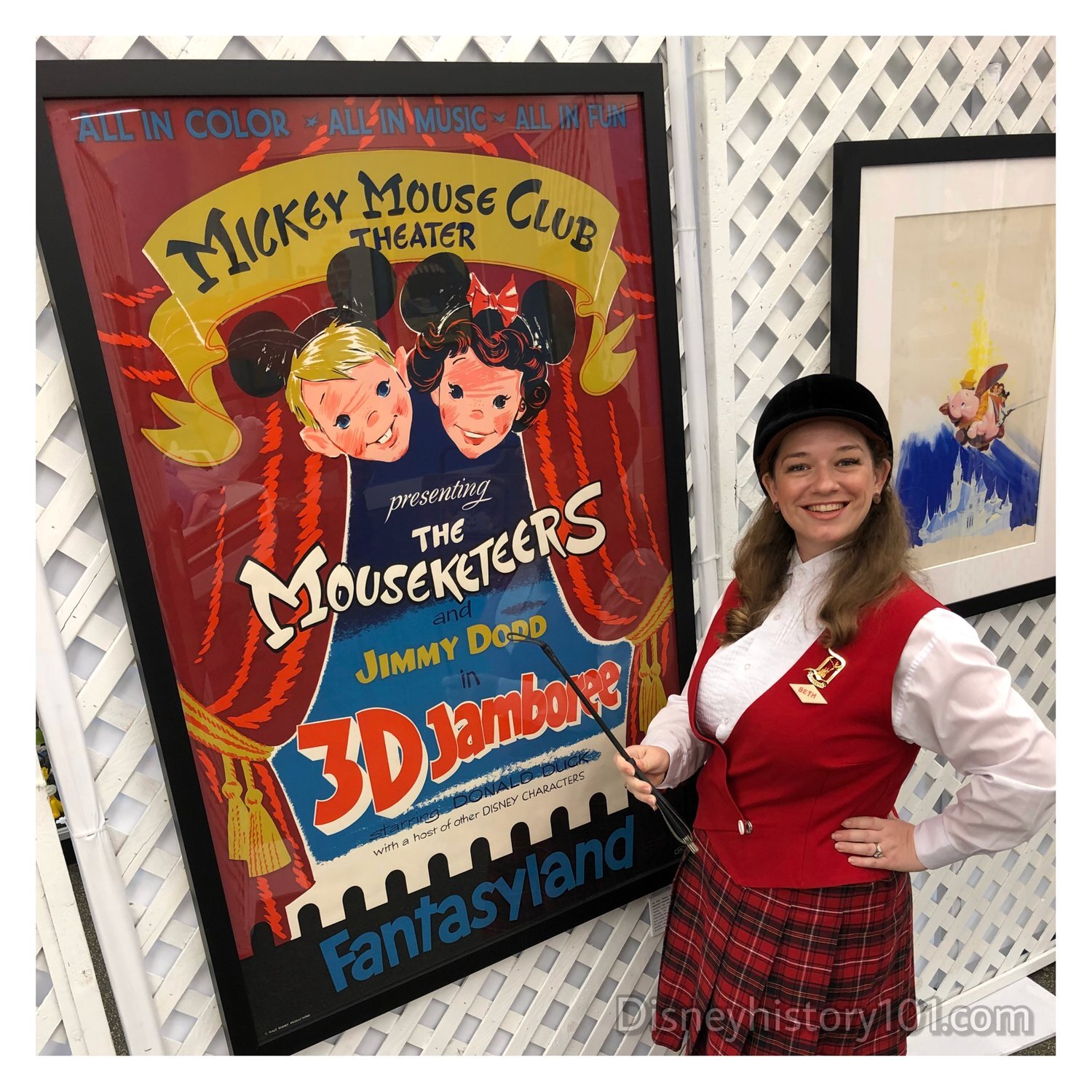 3D Jamboree Poster, for the debut of 3-D shows at Disneyland on June 16, 1956.