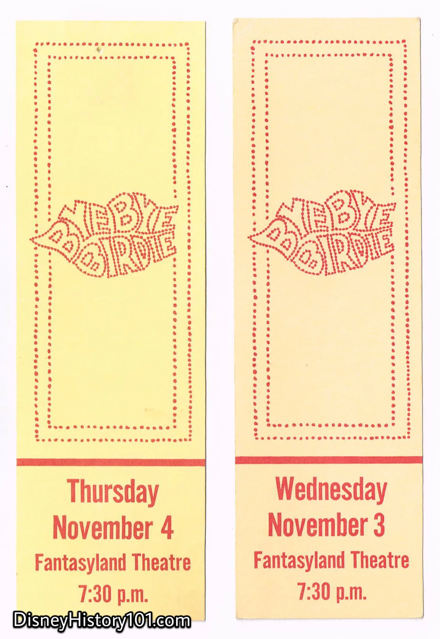 Bye, Bye, Birdie Tickets, (1971)