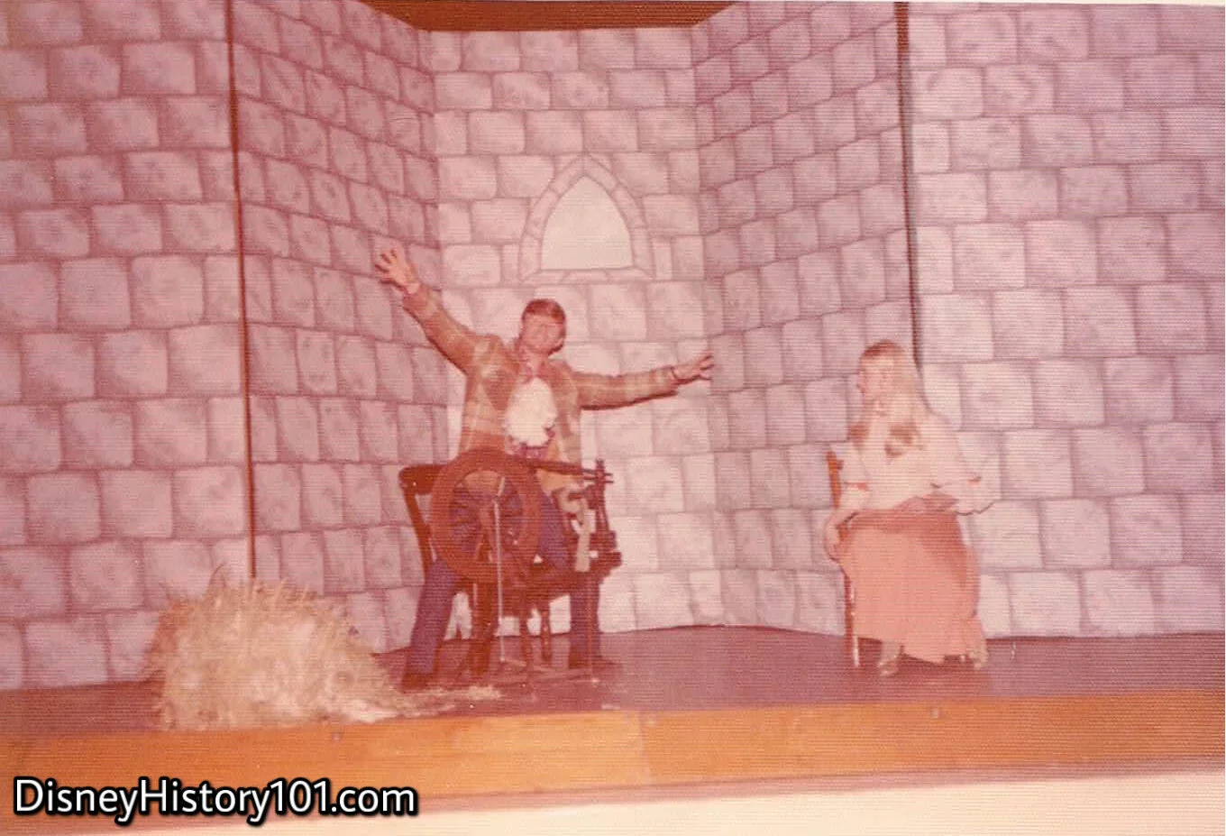 Rumplestiltskin Rehearsal on the Fantasyland Theatre Stage, 1972