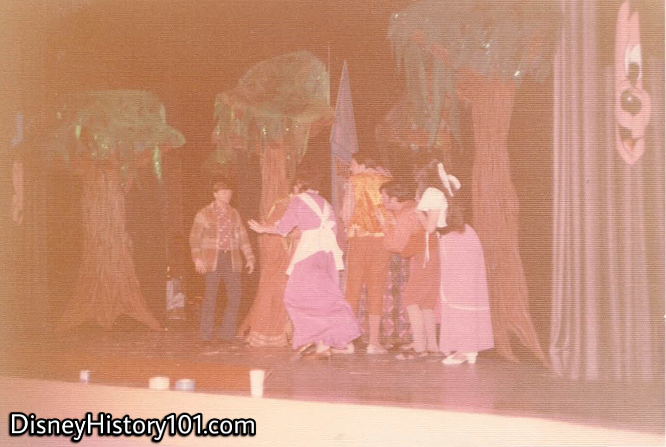 Rumplestiltskin Rehearsal on the Fantasyland Theatre Stage, 1972