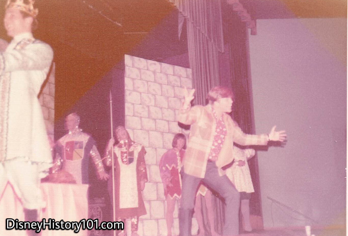 Rumplestiltskin Rehearsal on the Fantasyland Theatre Stage, 1972