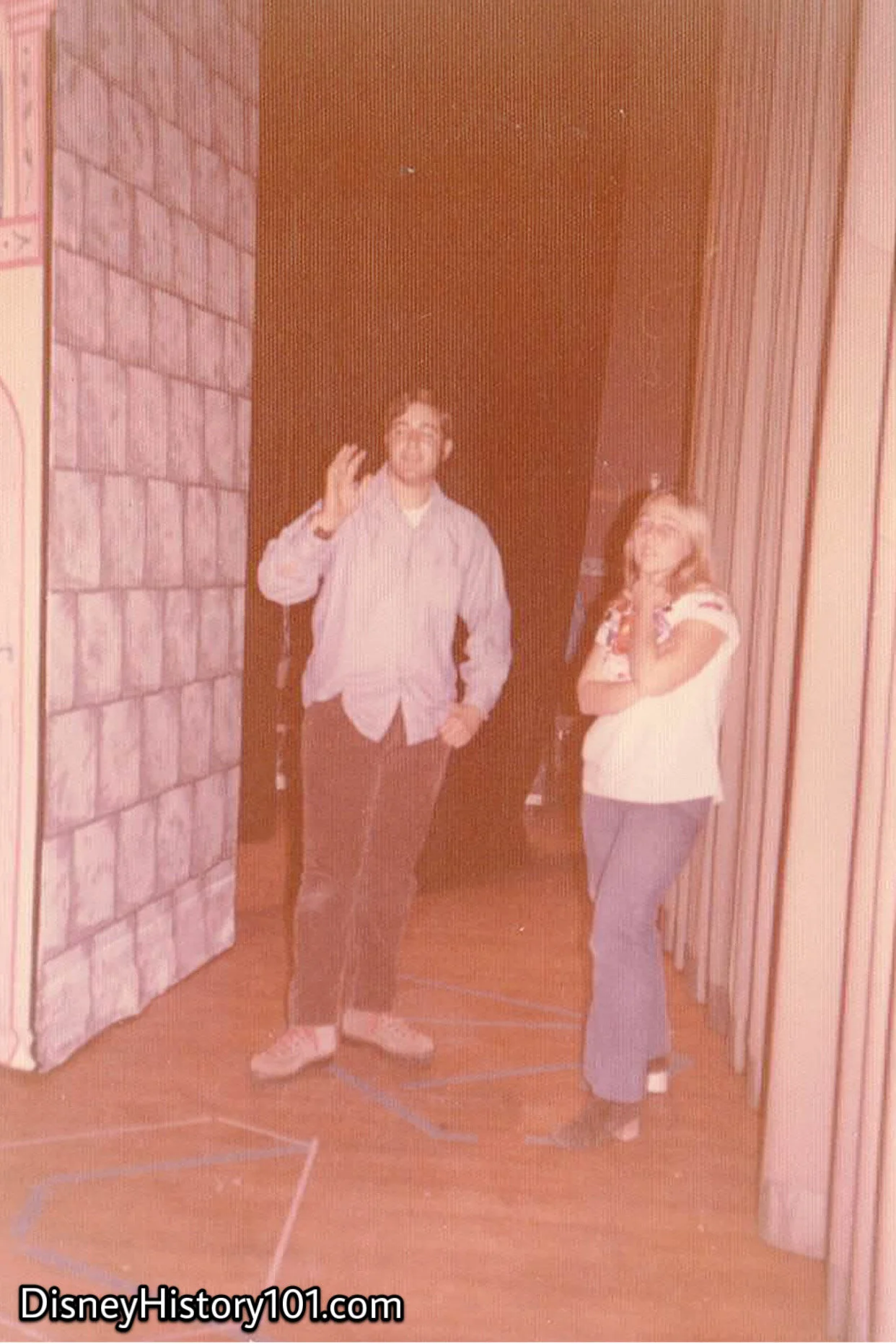 Rumplestiltskin Rehearsal on the Fantasyland Theatre Stage, 1972