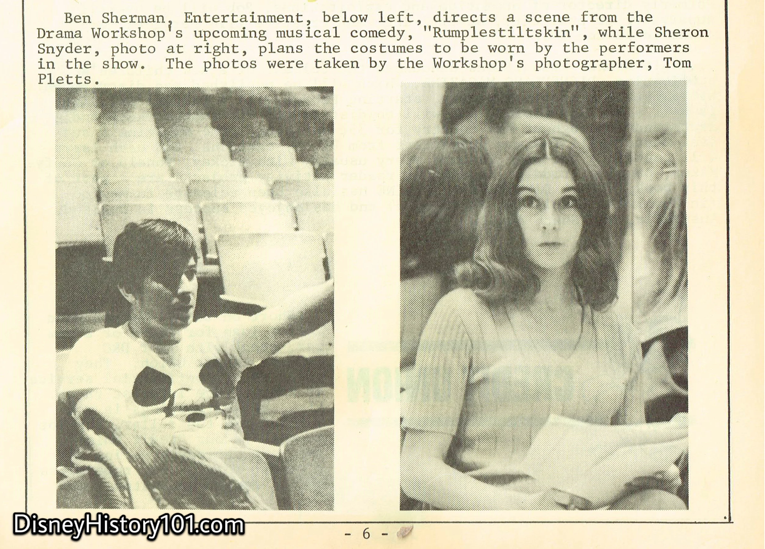 Rumplestiltskin Production Update, Disneyland LINE, 1972