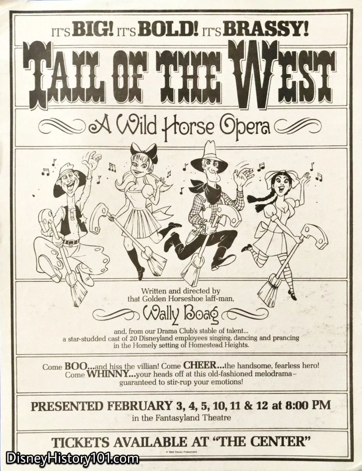 "Tail Of The West" Flyer, (1976)