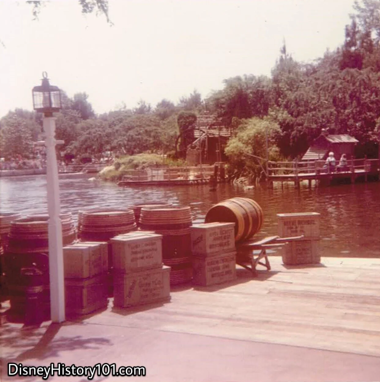 Fishing Pier From Frontierland Dock, (1972)