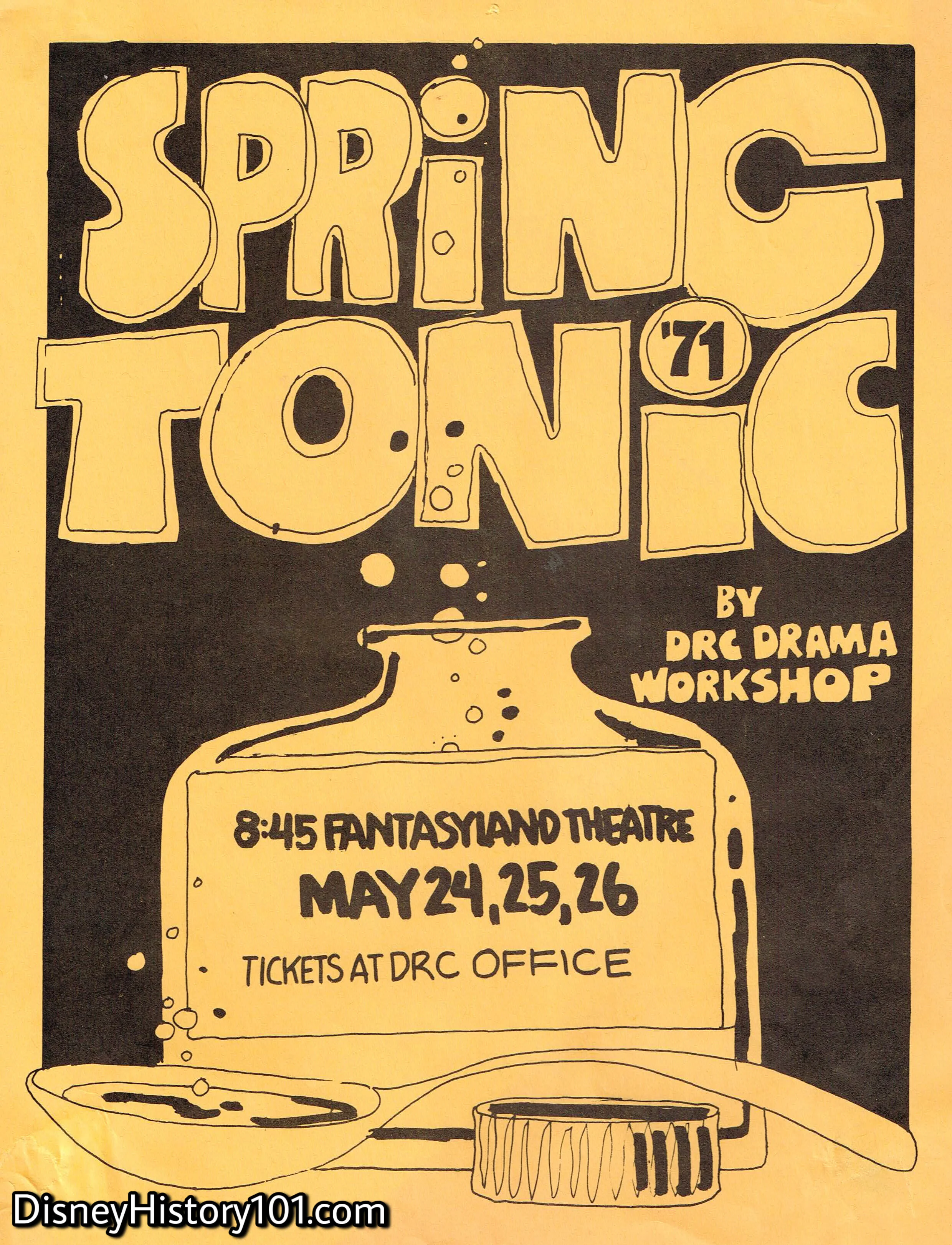 Spring Tonic '71 Flyer