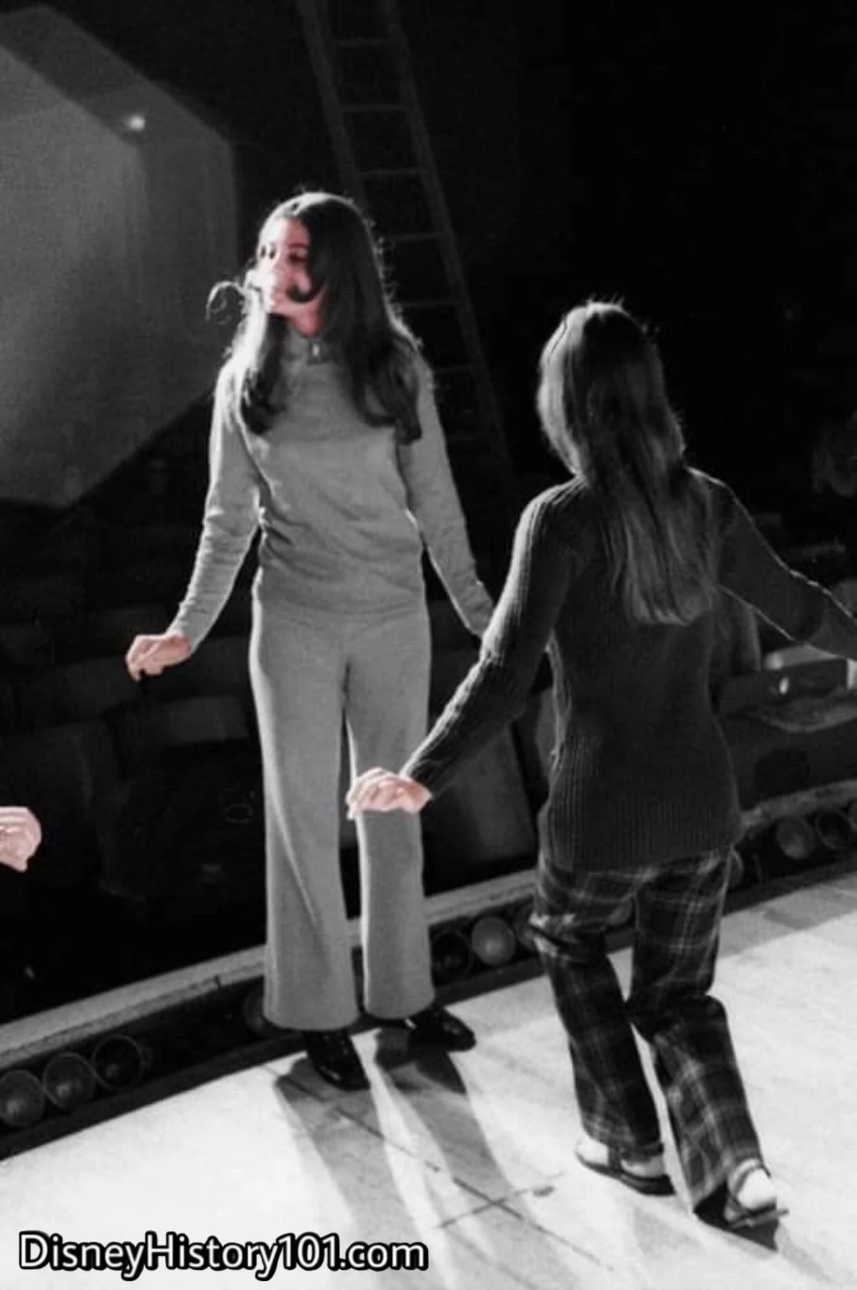Rumplestiltskin Rehearsal on the Fantasyland Theatre Stage, 1972