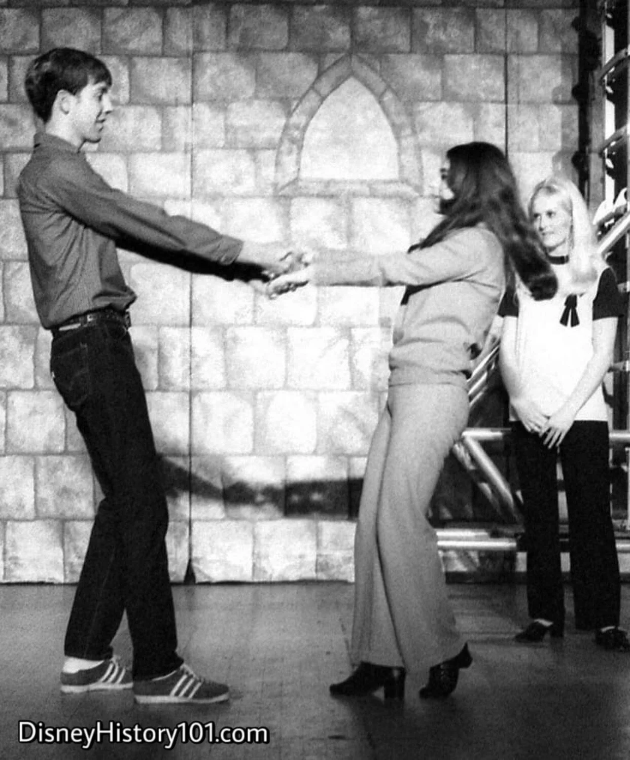 Rumplestiltskin Rehearsal on the Fantasyland Theatre Stage, 1972