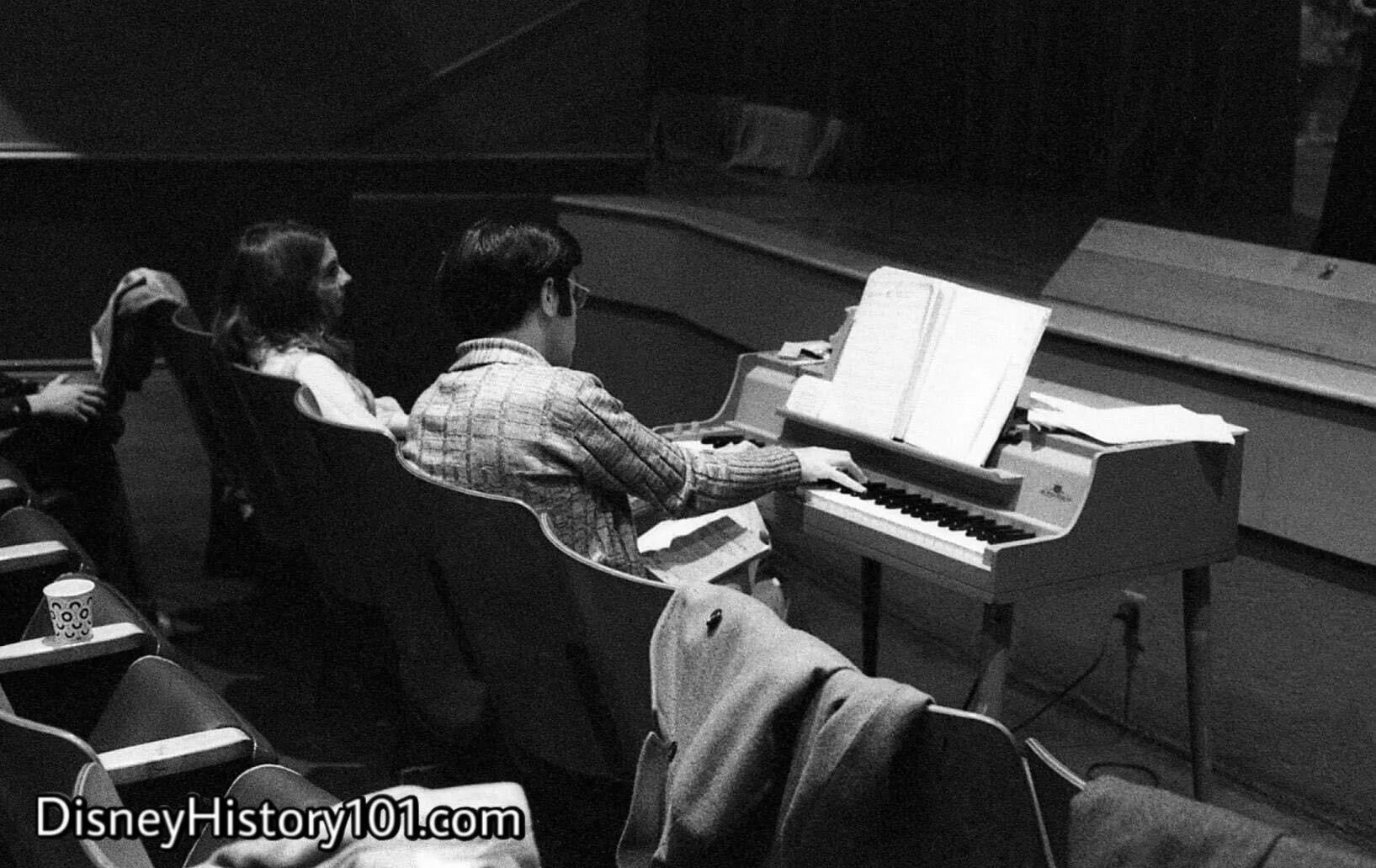 Rumplestiltskin Rehearsal on the Fantasyland Theatre Stage, 1972