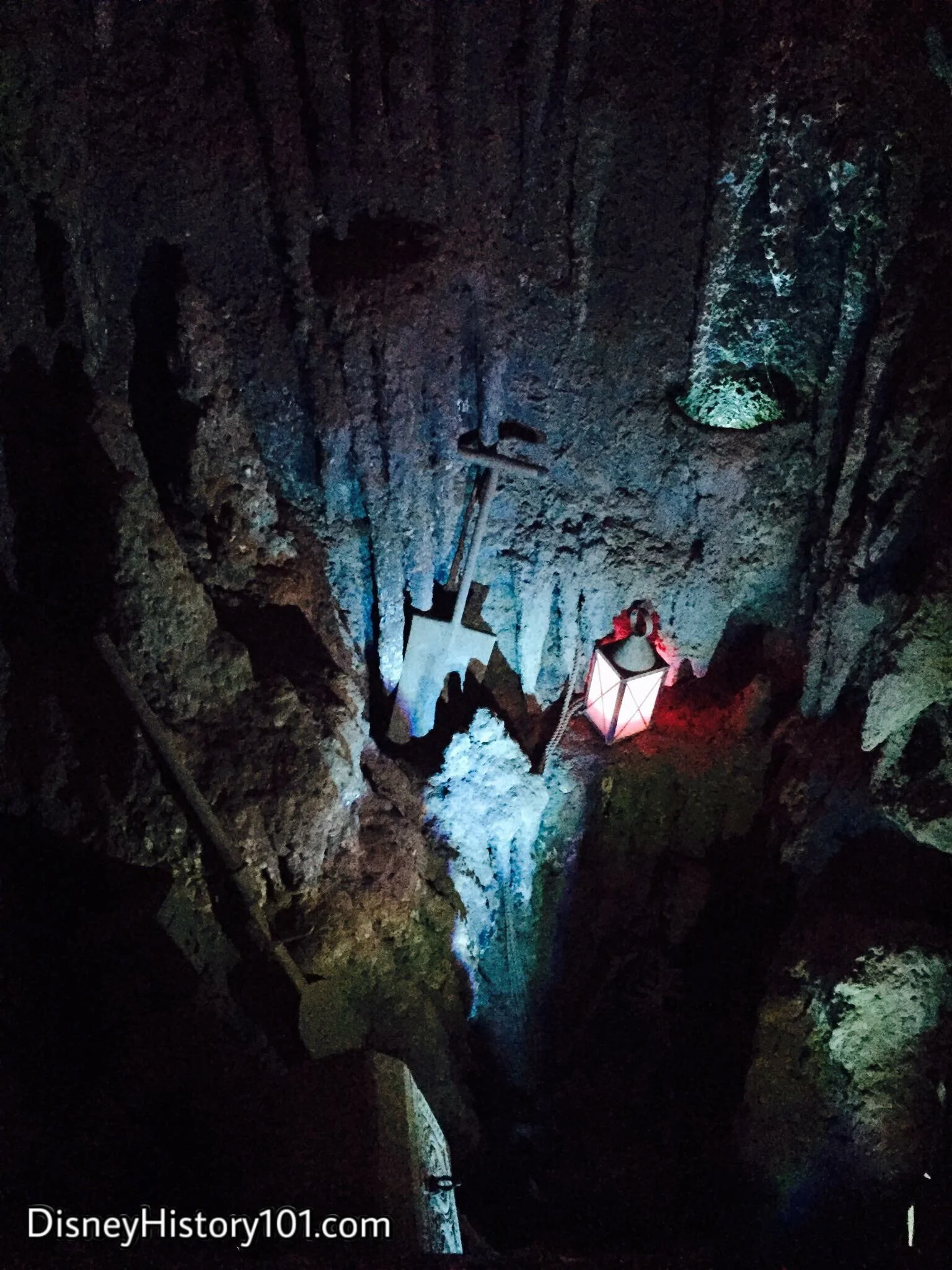 The character lighting of Injun Joe's Cavern.
