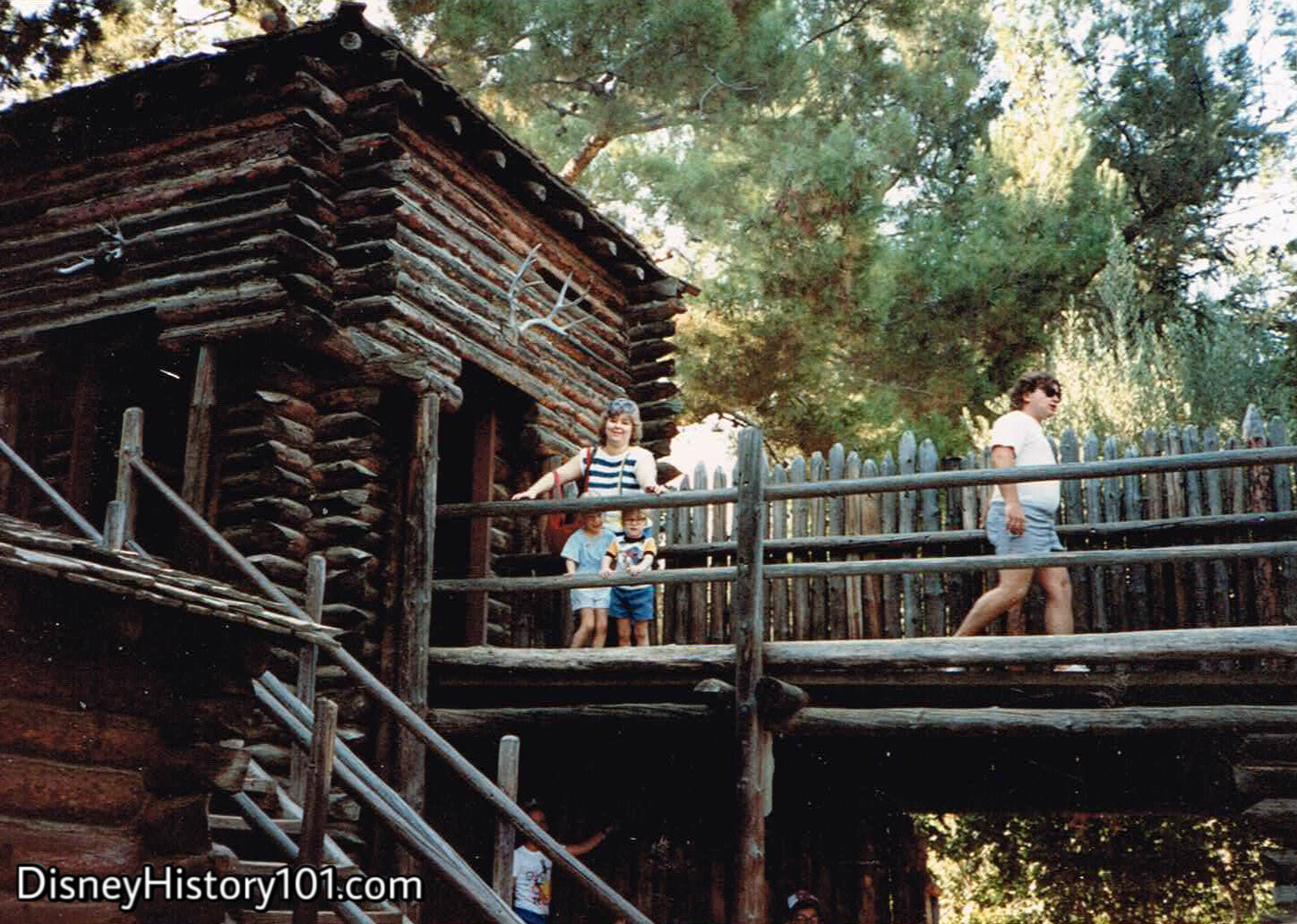  From the Blockhouse, explorer’s could peer over the log walls of  Fort Wilderness . 