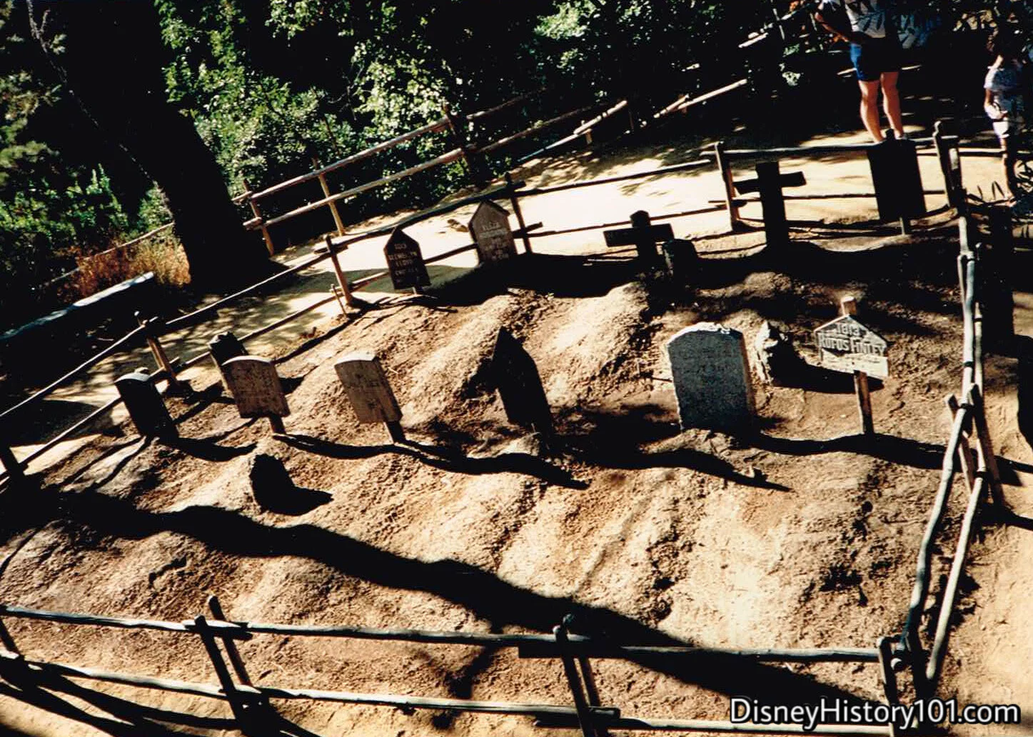 The old Fort Wilderness Graveyard (2nd Incarnation) known as Boot Hill Cemetary, 1990s