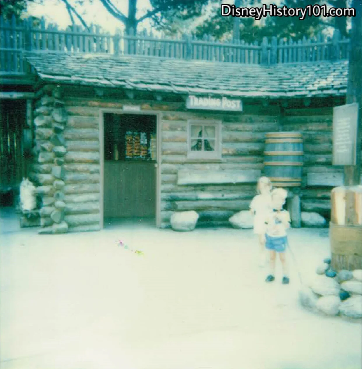 “THE TRADING POST,” (Tom Sawyer Island Refreshment Stand)
