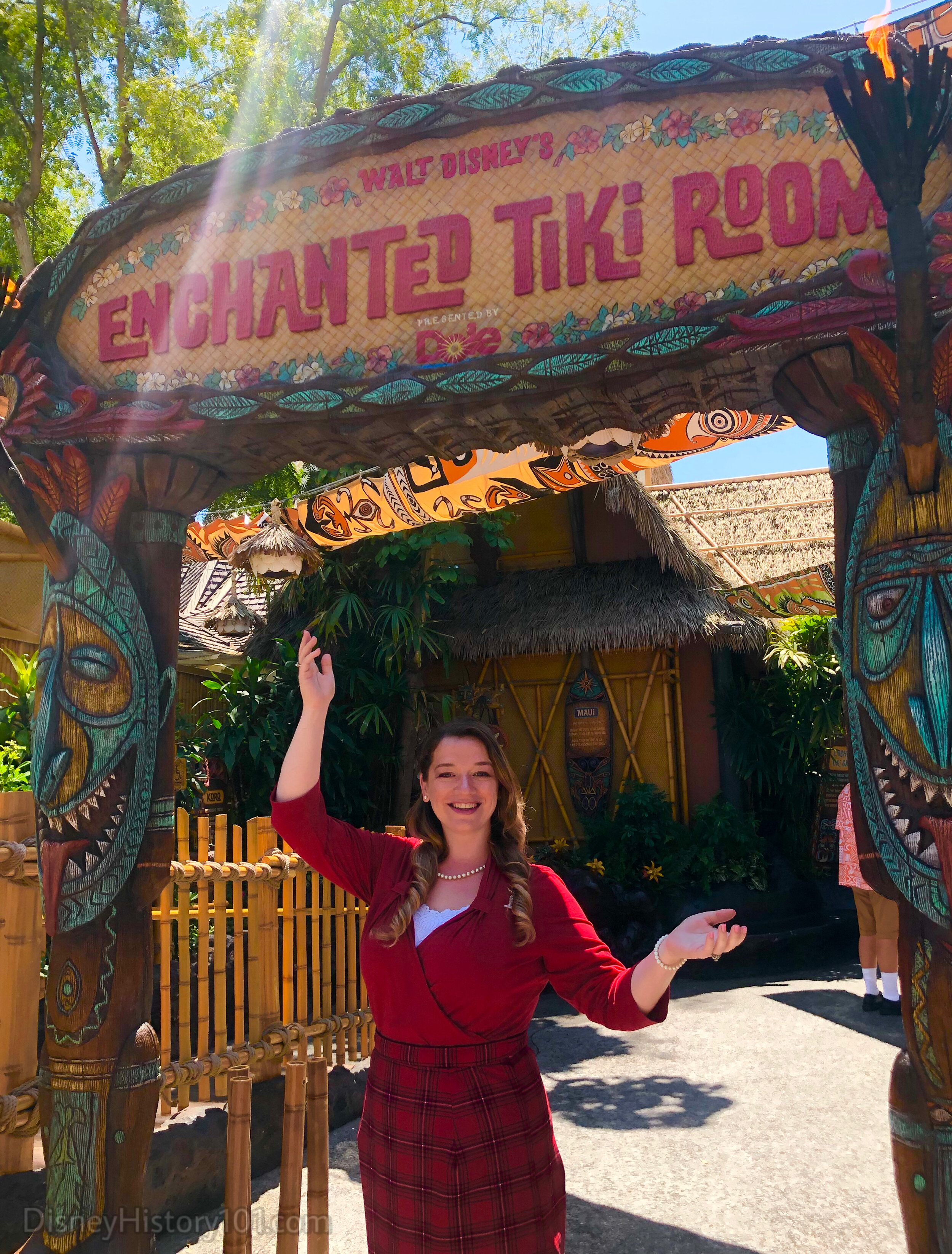 The Entrance to Walt Disney’s Enchanted Tiki Room Lanai.