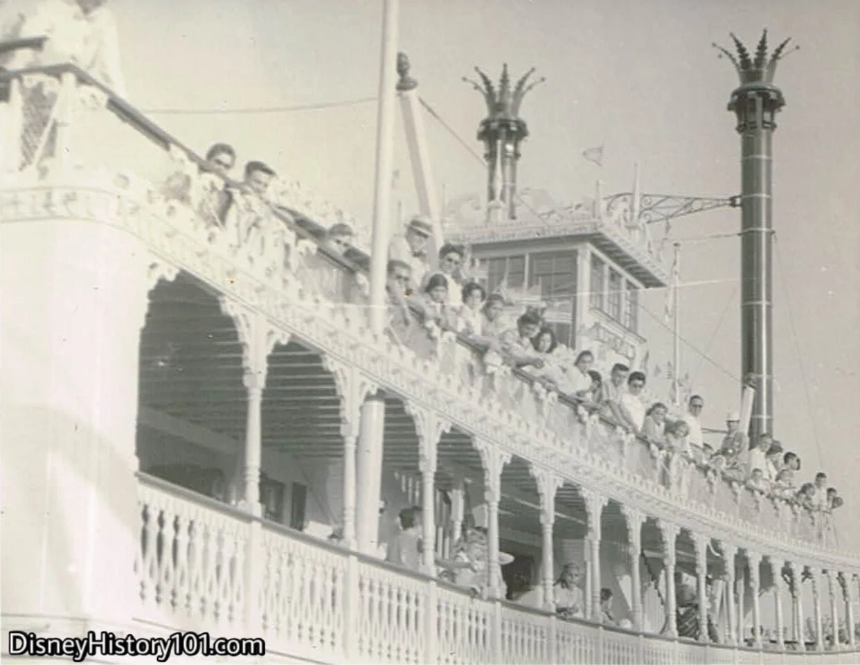 Mark Twain at the Mark Twain Steamboat Dock, (July 7th, 1956)
