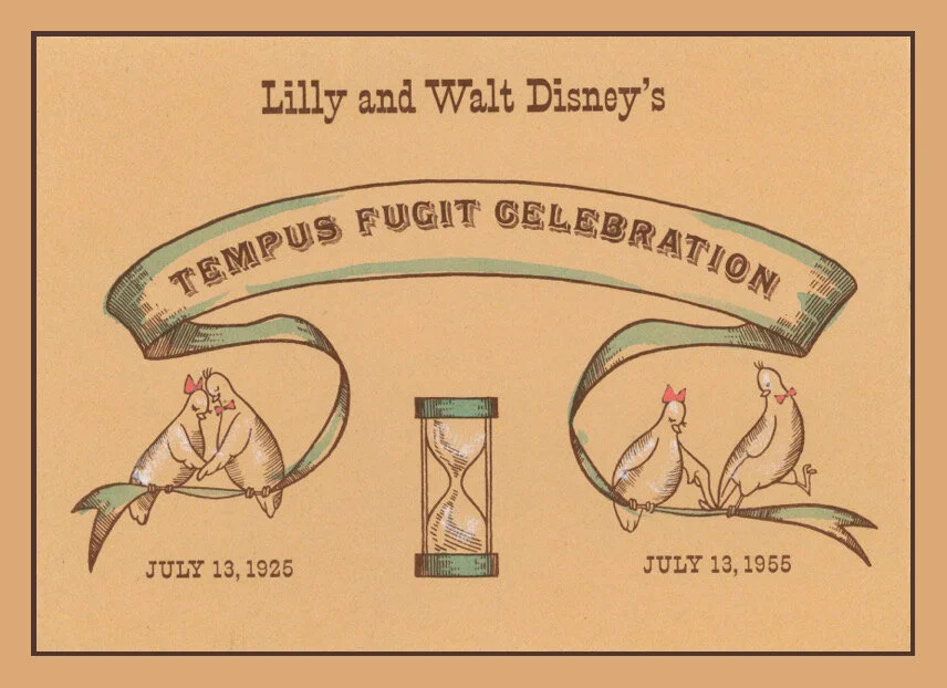 “THE TEMPUS FUGIT CELEBRATION Invitation, JUNE 13th, 1955”