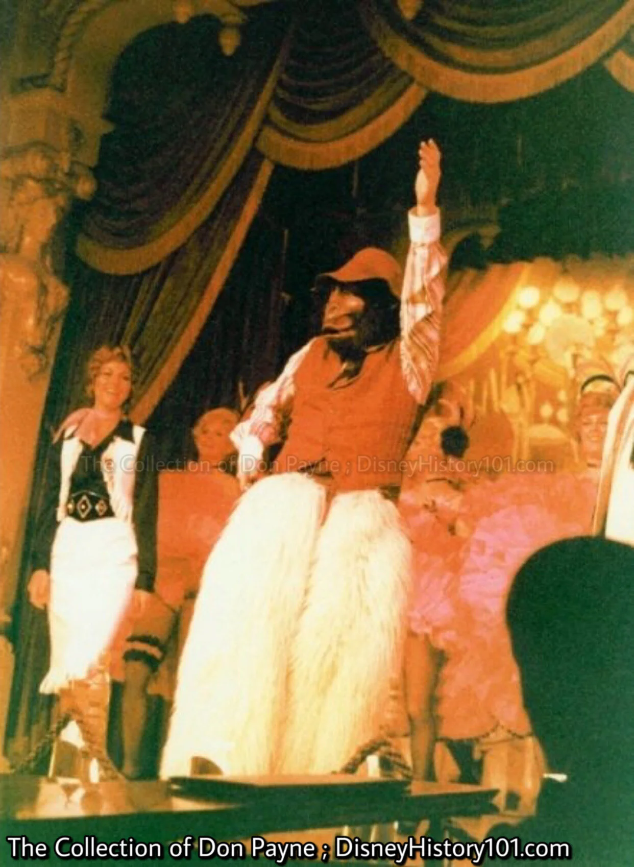  Pecos briefly exits the stage while the Pecos Bill number finishes up. By this time, the audience was usually in hysterics. This was a fast-paced, multi-leveled comedy routine set to music - the comedy bits leading into (and building upon) one anoth