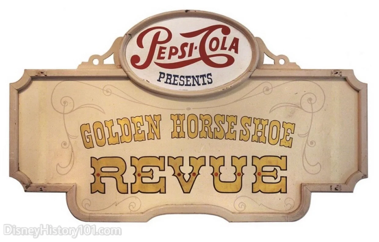Golden Horseshoe Revue Sign, c. 1960s - 1970s
