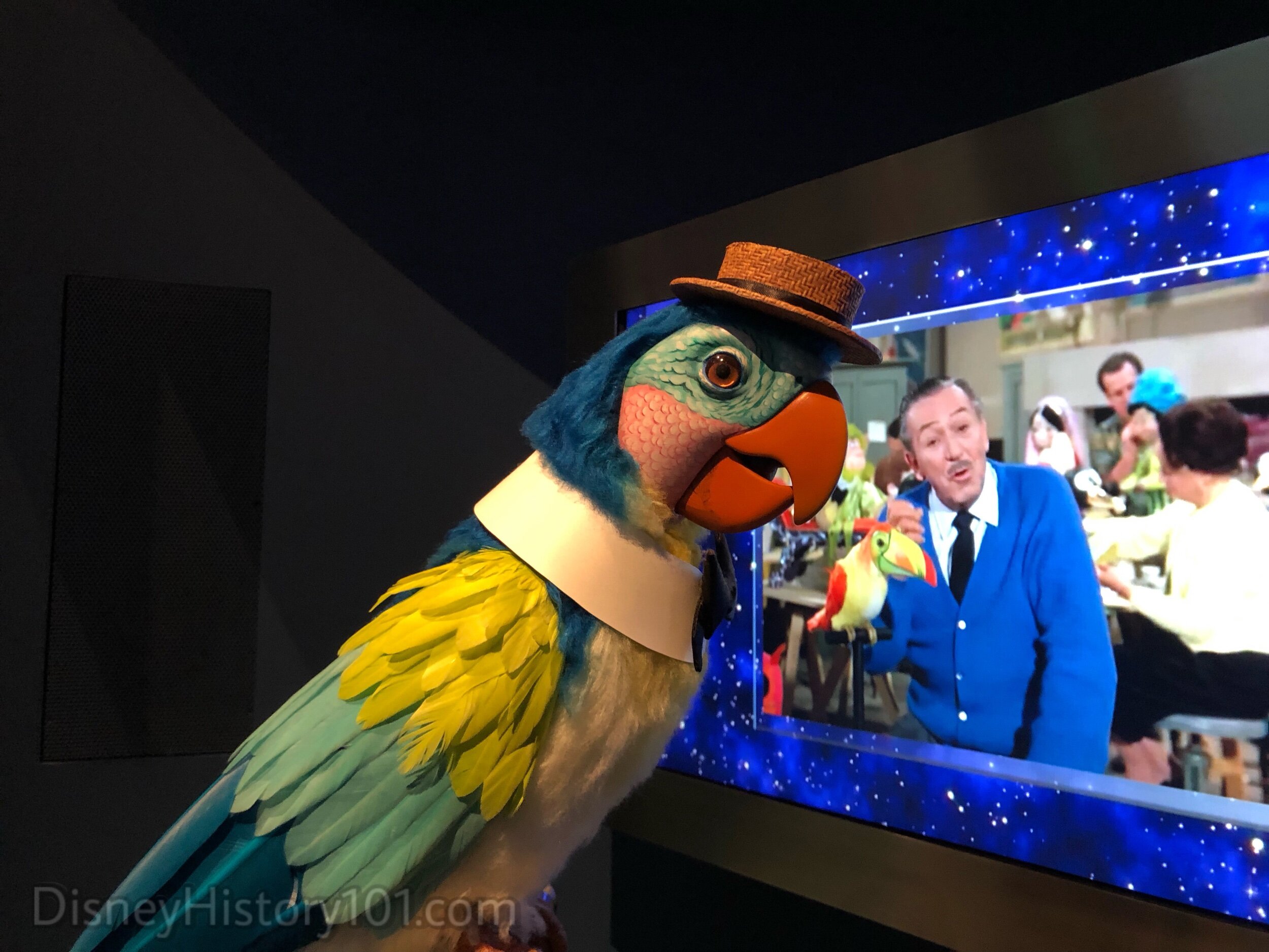 The animated PEPE DEL PRESIDIO by Garner Holt, (Walt Disney Family Museum, 2014)
