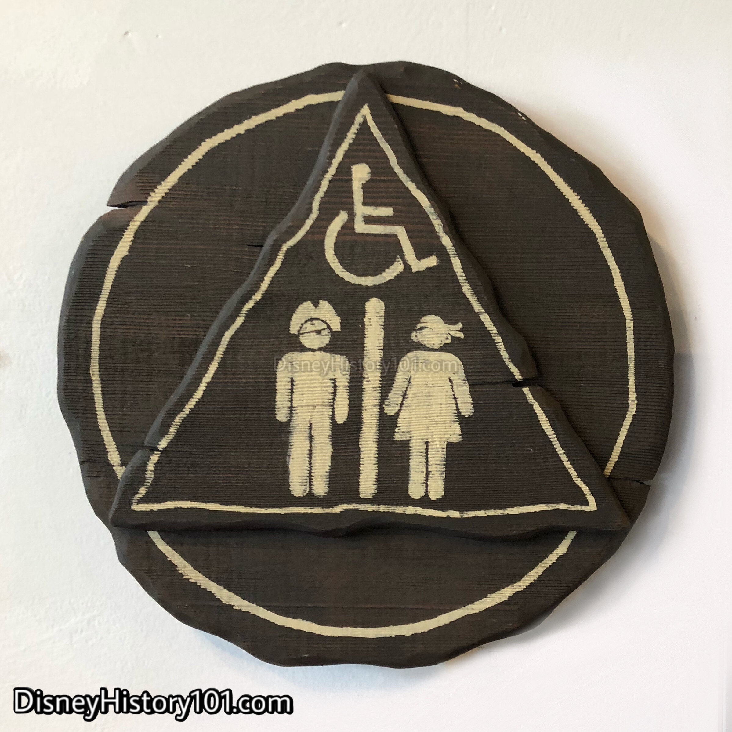 Tom Sawyer's Island Rest Room Sign, 2000s