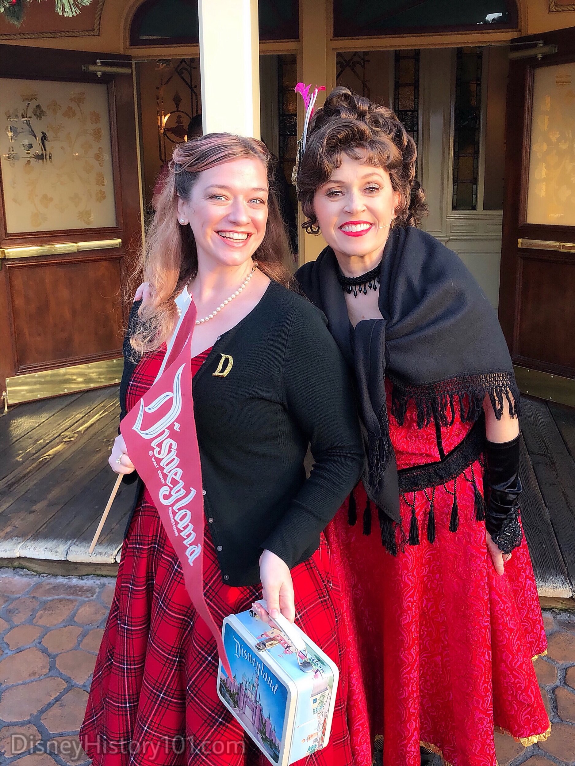 Every Guest is a V.I.P. Here, Miss Lily displays a little Disney Courtesy (through a friendly smile and a gesture) toward each Very Important Person in the Audience.