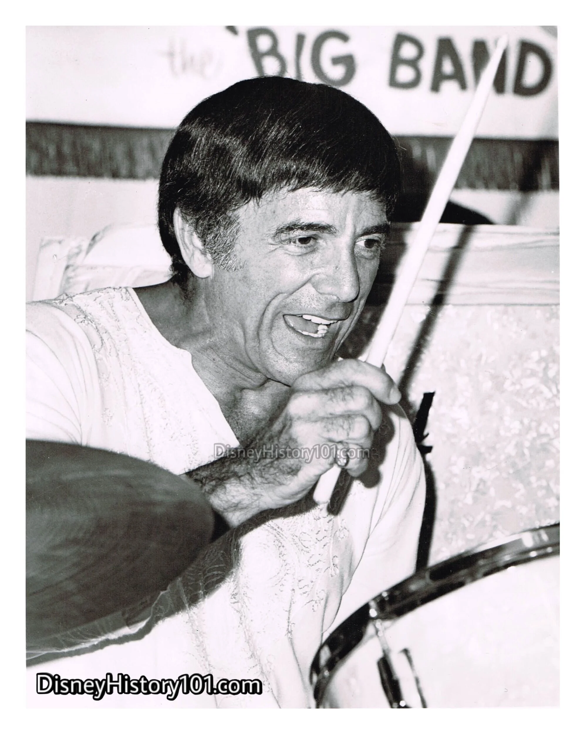 Louie Bellson at “Big Bands at Disneyland” at Carnation Plaza Gardens
