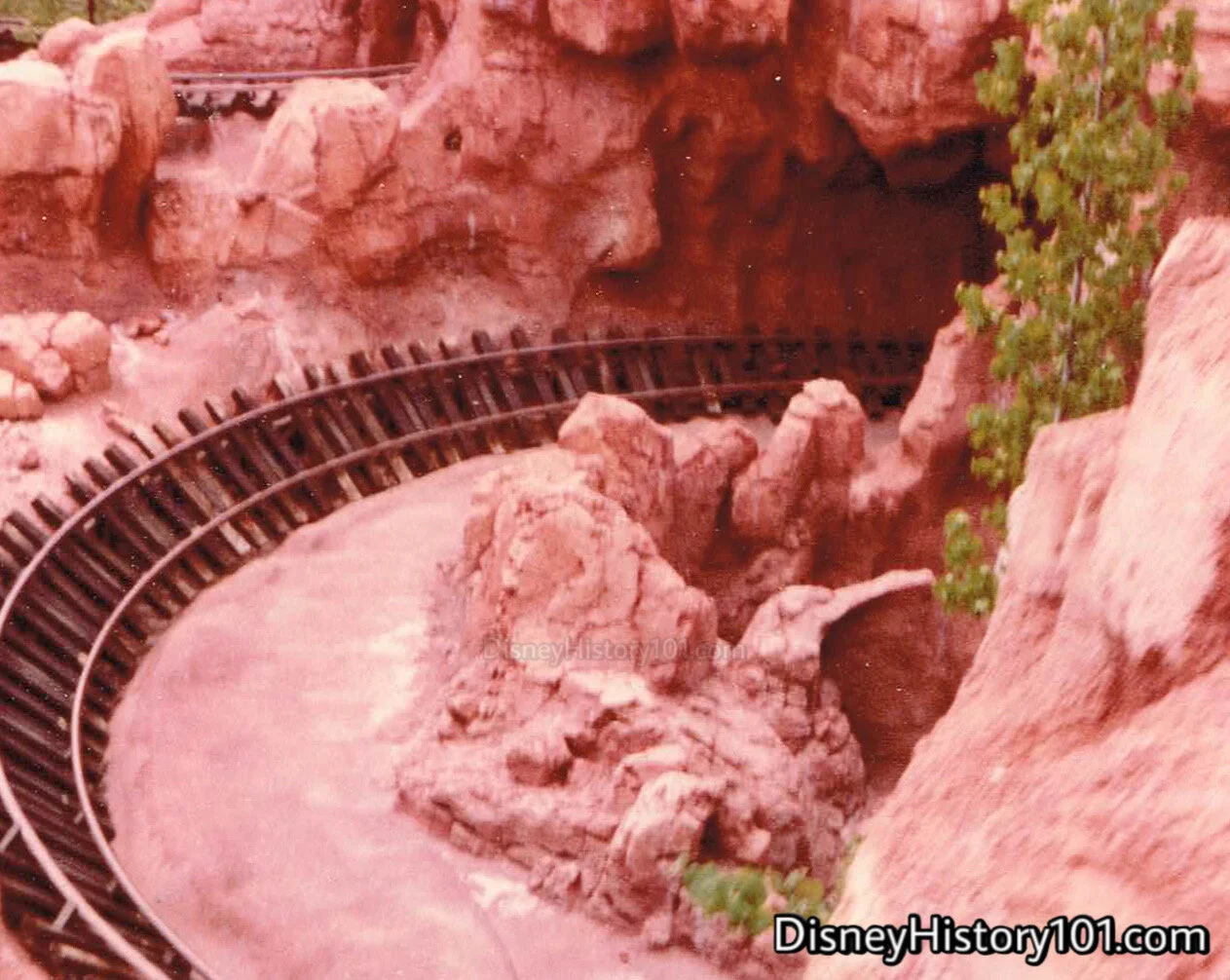 Big Thunder Mountain Railroad RockWork, (c. 1982)