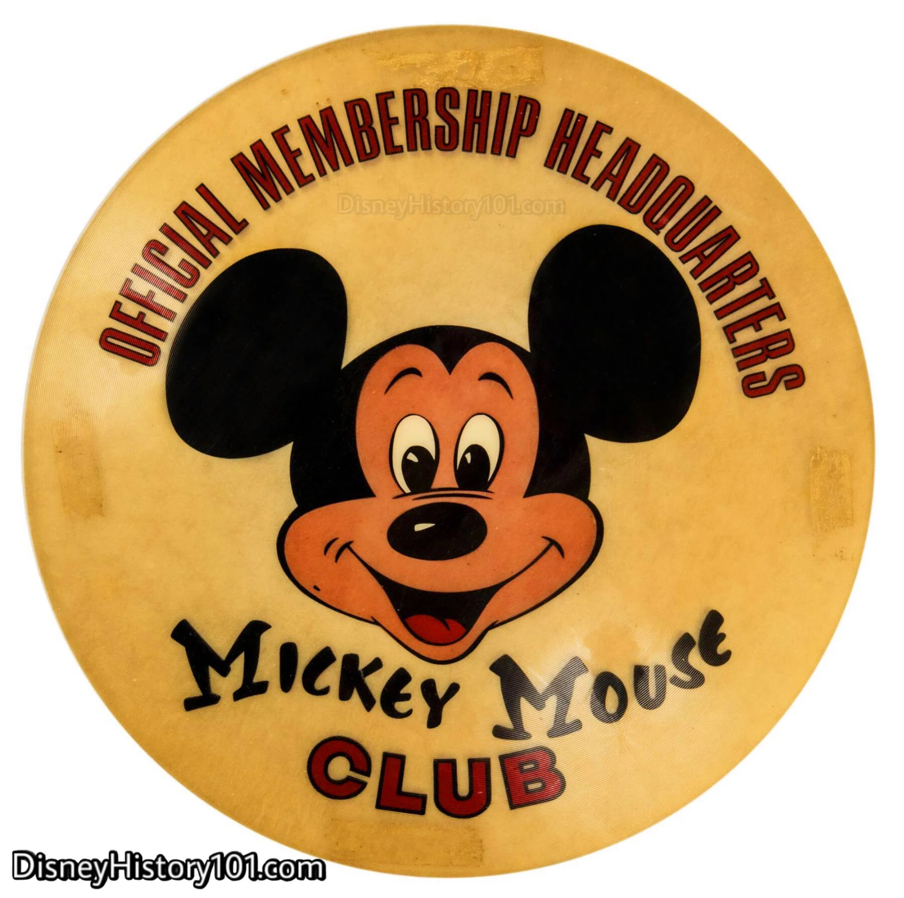 Official Membership Headquarters Sign (Courtesy of Van Eaton Galleries)