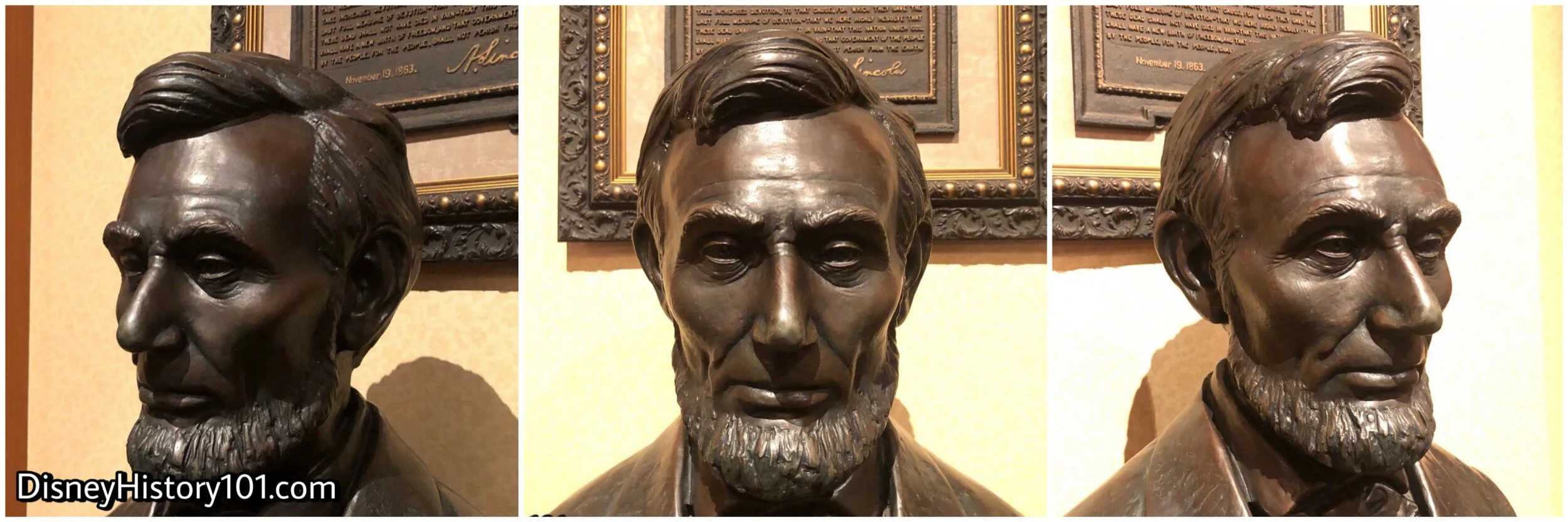 Bust of Abraham Lincoln sculpted by Disney Legend Blaine Gibson, (1965)