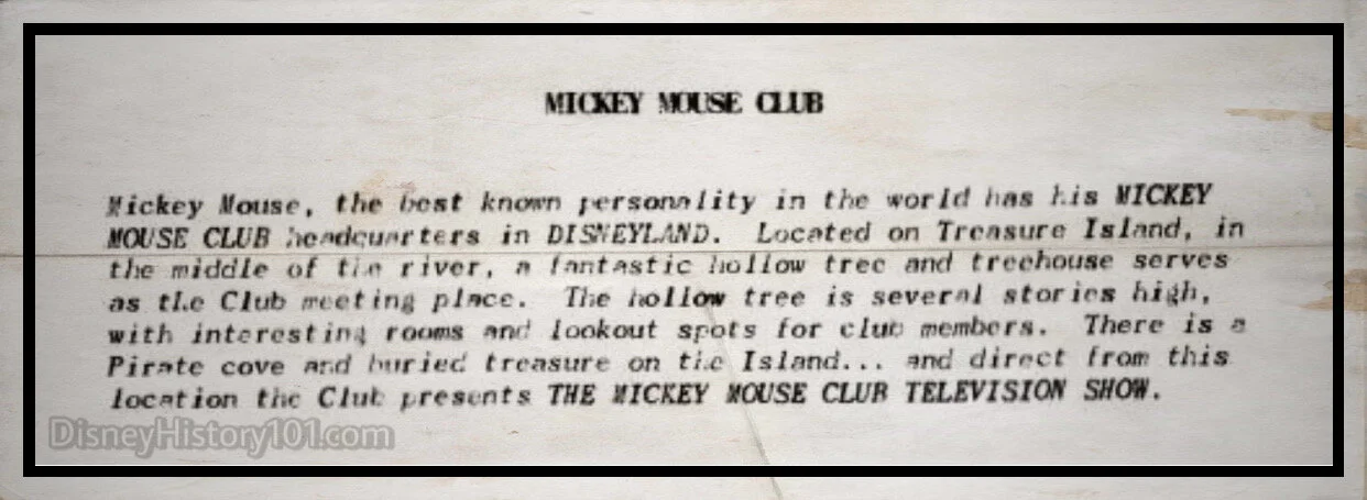 WED Enterprises, Inc. "Disneyland Prospectus" Excerpt, 1953