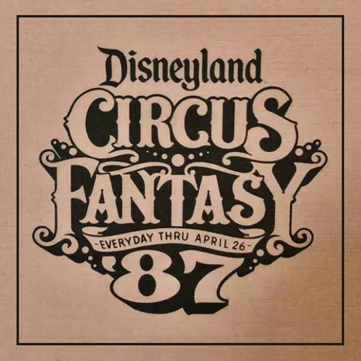 Circus Fantasy Cast Member Fact Card Cover