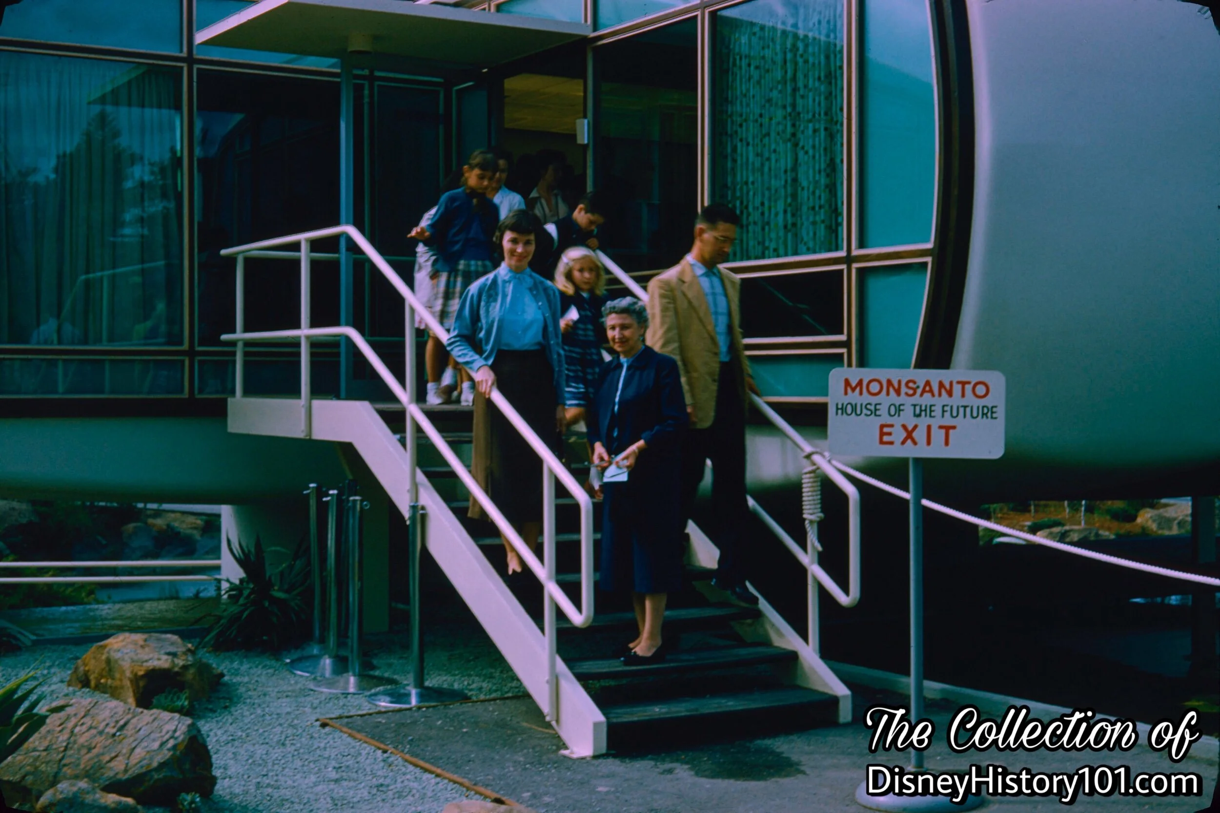 Monsanto "House of the Future" Back Stairs, (November 2nd, 1957)