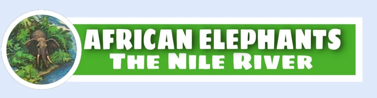   “Next is the famous    Nile    - the longest river in the world. Uh, oh. Up on that bank - a big,    Bull Elephant.    The enormous ears and that sloping forehead mark the    African Bull Elephant    - one of the most feared animals of the jungle! 