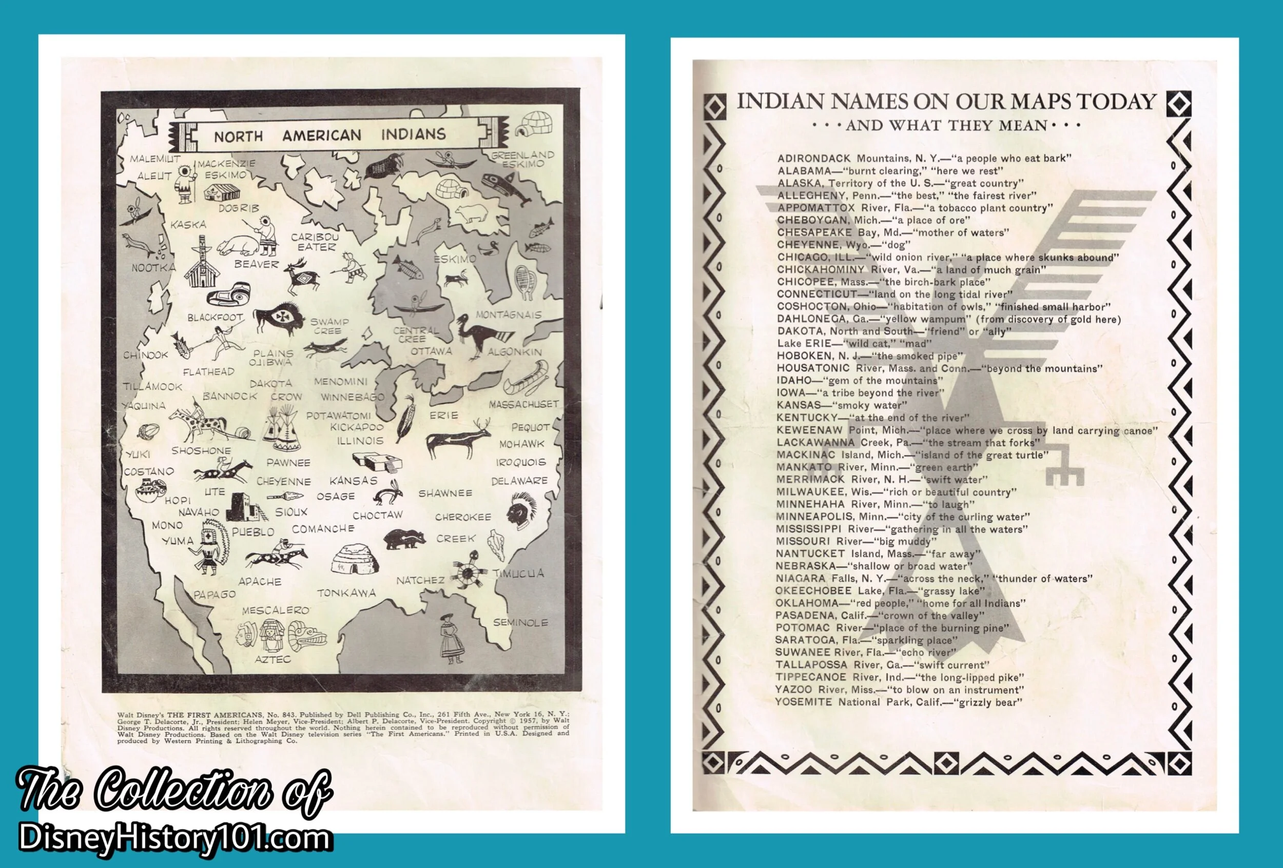 "WALT DISNEY'S 'THE FIRST AMERICANS" (1957) 