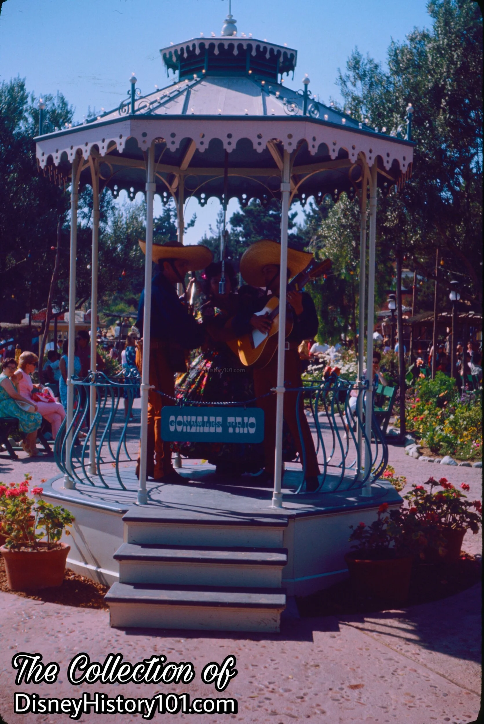 The "Gonzales Trio" on El Zocalo Bandstand, (August, 1965)