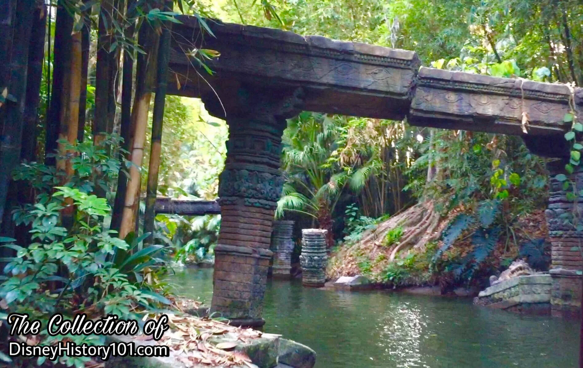 The “CAMBODIAN SHRINE RUINS”, present.