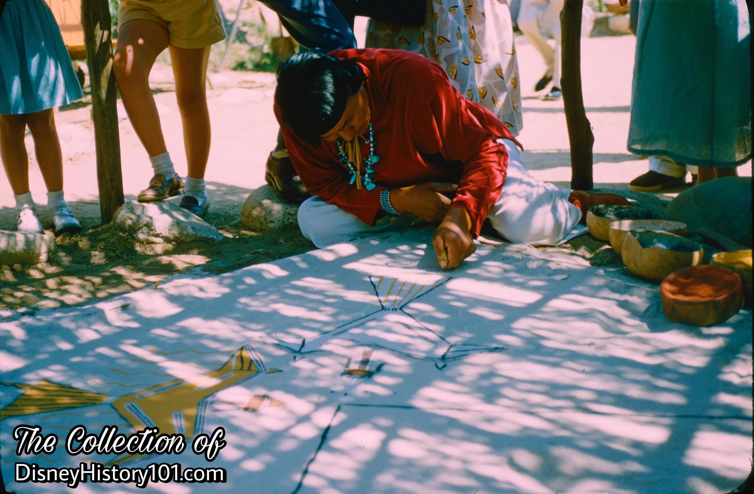 Navajo Sand Painting, July 13, 1957