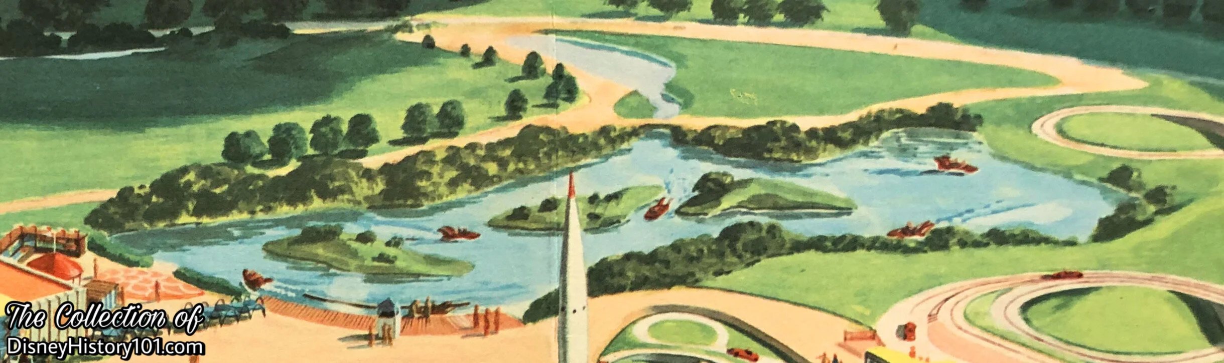 DISNEYLAND MUSICAL MAP, (c.1955)