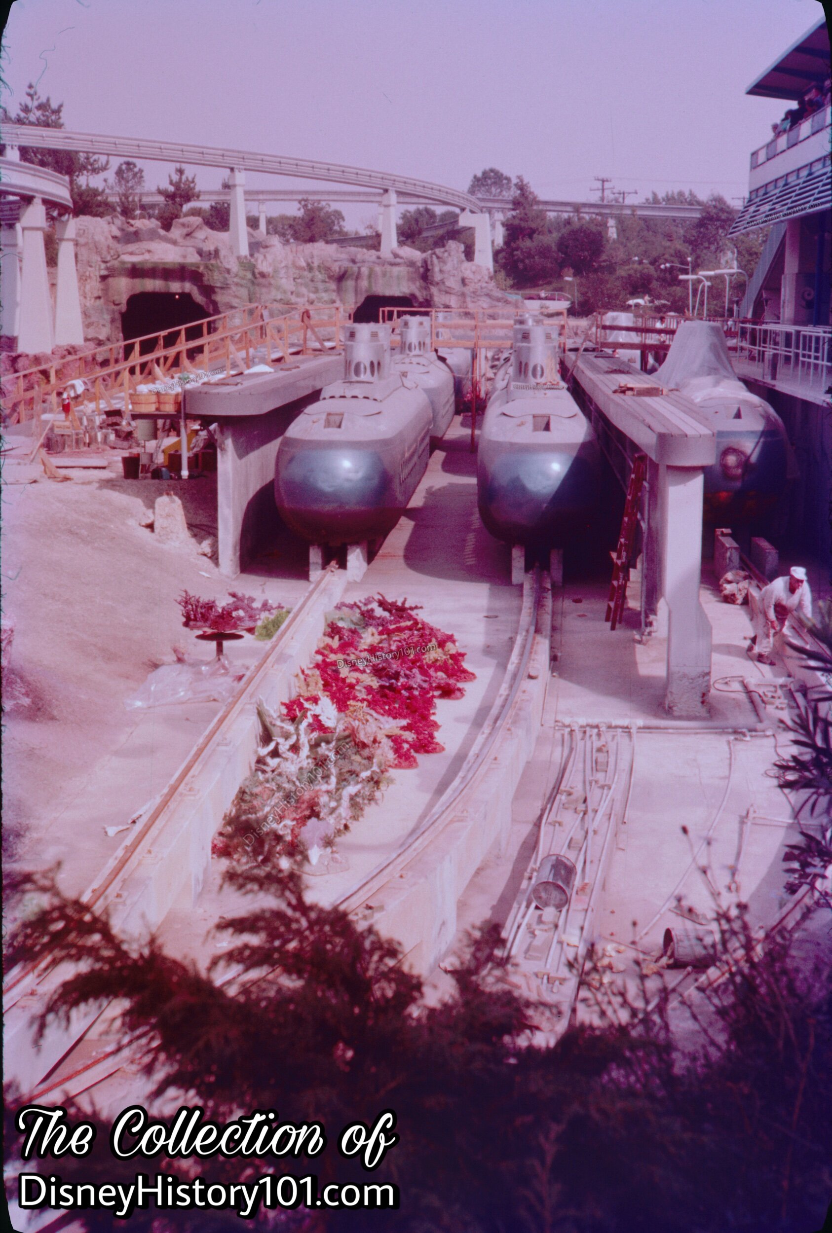 Intermediate Dock and Storage Rails drained