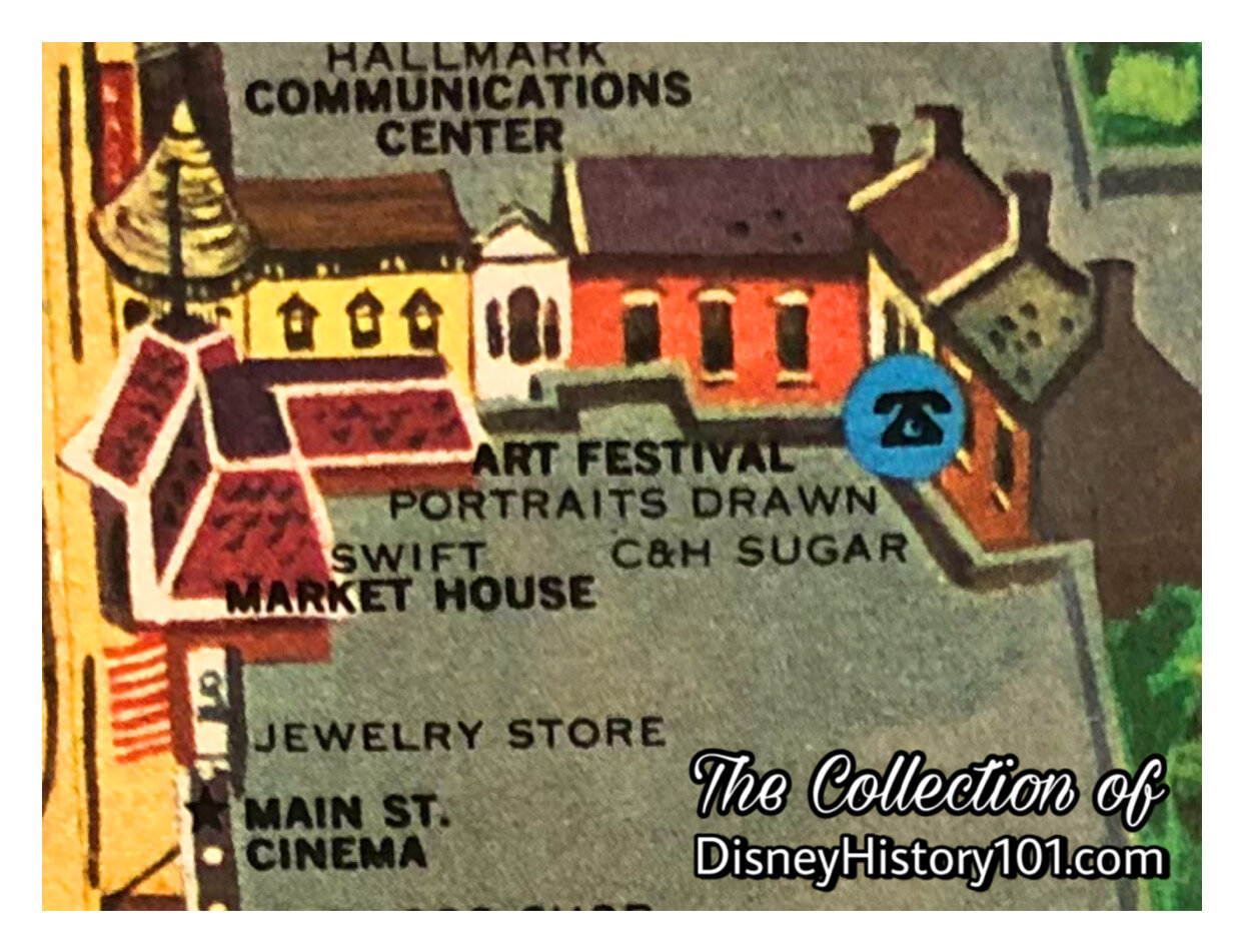 Main Street “ART FESTIVAL”, Map Excerpt with Detail, 1960s