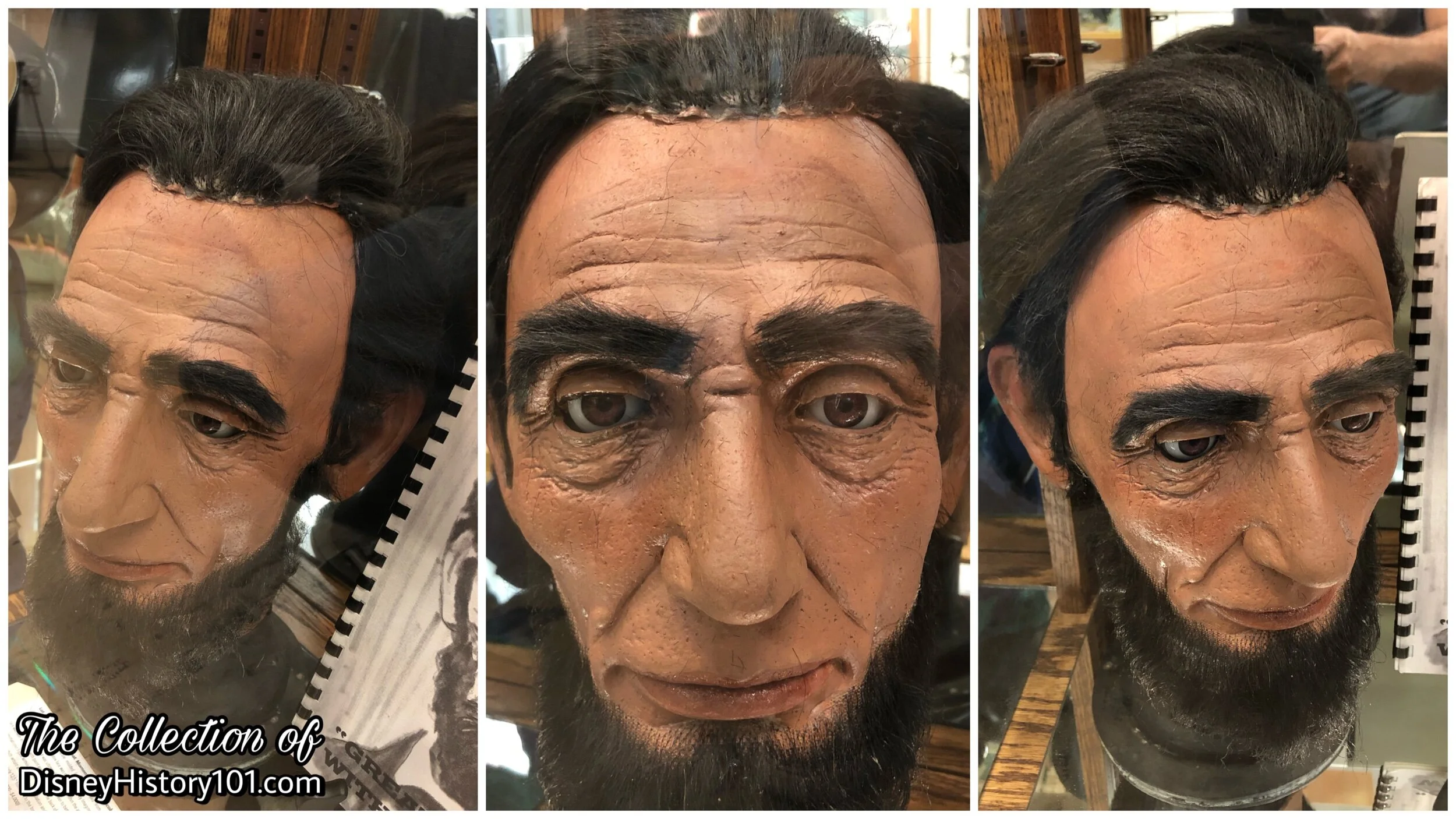 Mr. Lincoln Head Flexible Figure Skin, (1980s). 