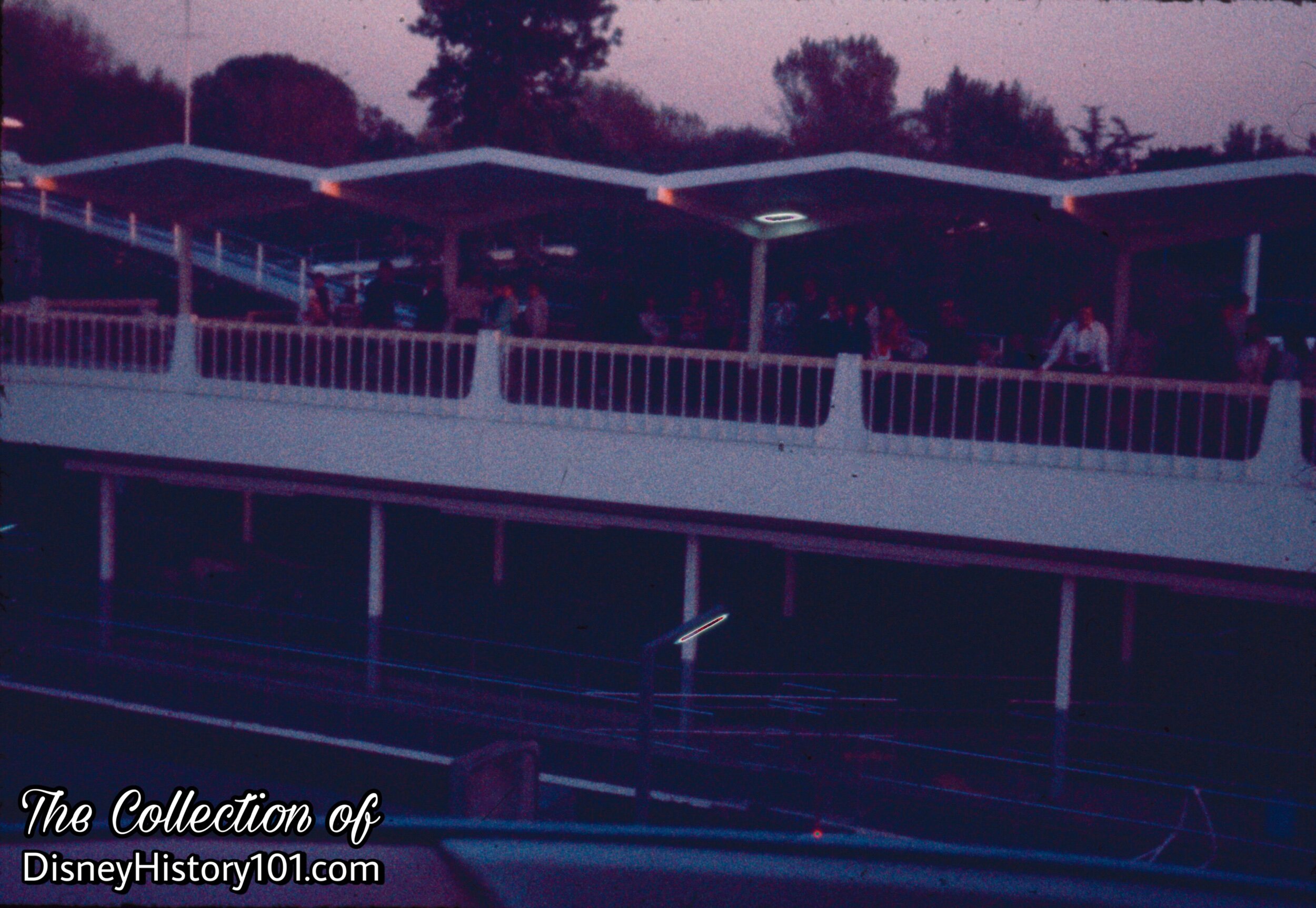 REENTERING THE PARK AND TOMORROWLAND SEGMENT - Monorail Mark III, (1974)