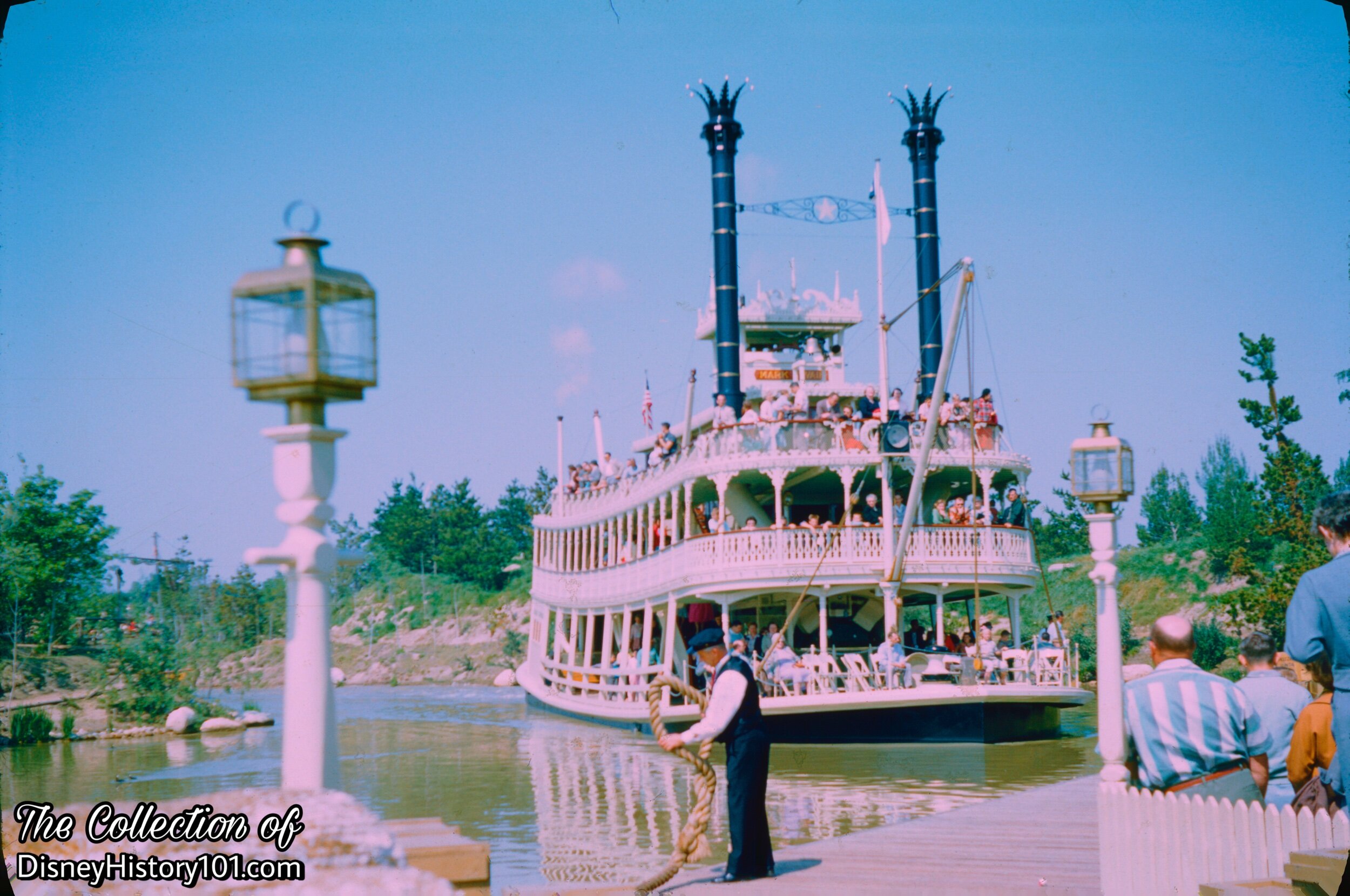 Mark Twain Steamboat Dock, (1957)