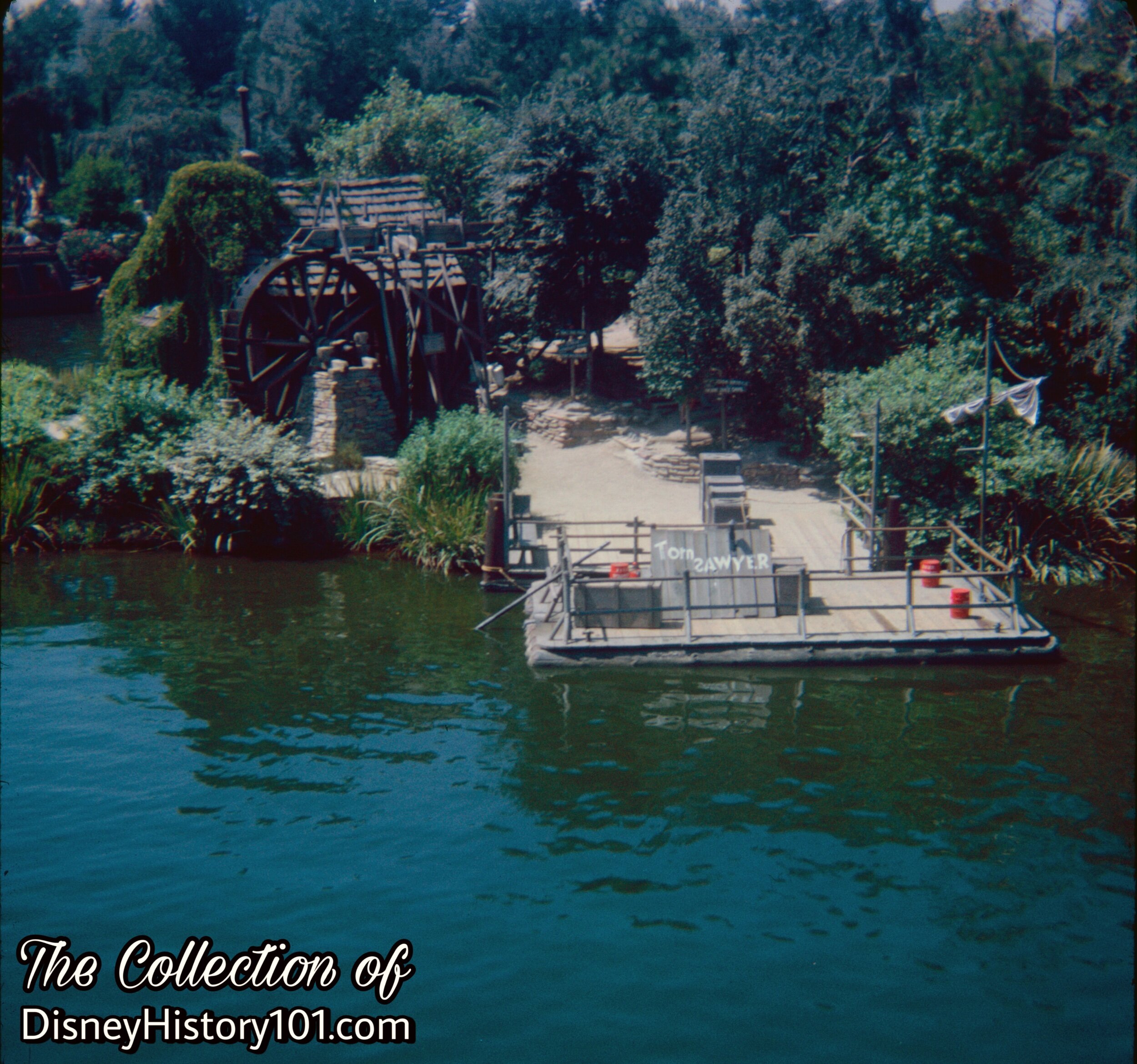 Tom Sawyer Island Raft at Tom's Landing