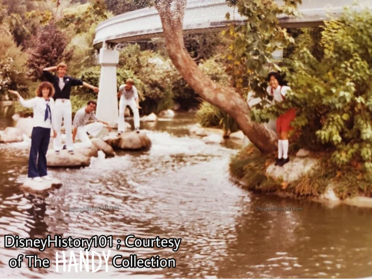   “Summers were fun because you worked the same shift with the same crew and really got to know each other. We decided to get some group photos and came up with the idea of riding all the way around the route and each of us jumping out on a rock. Thi