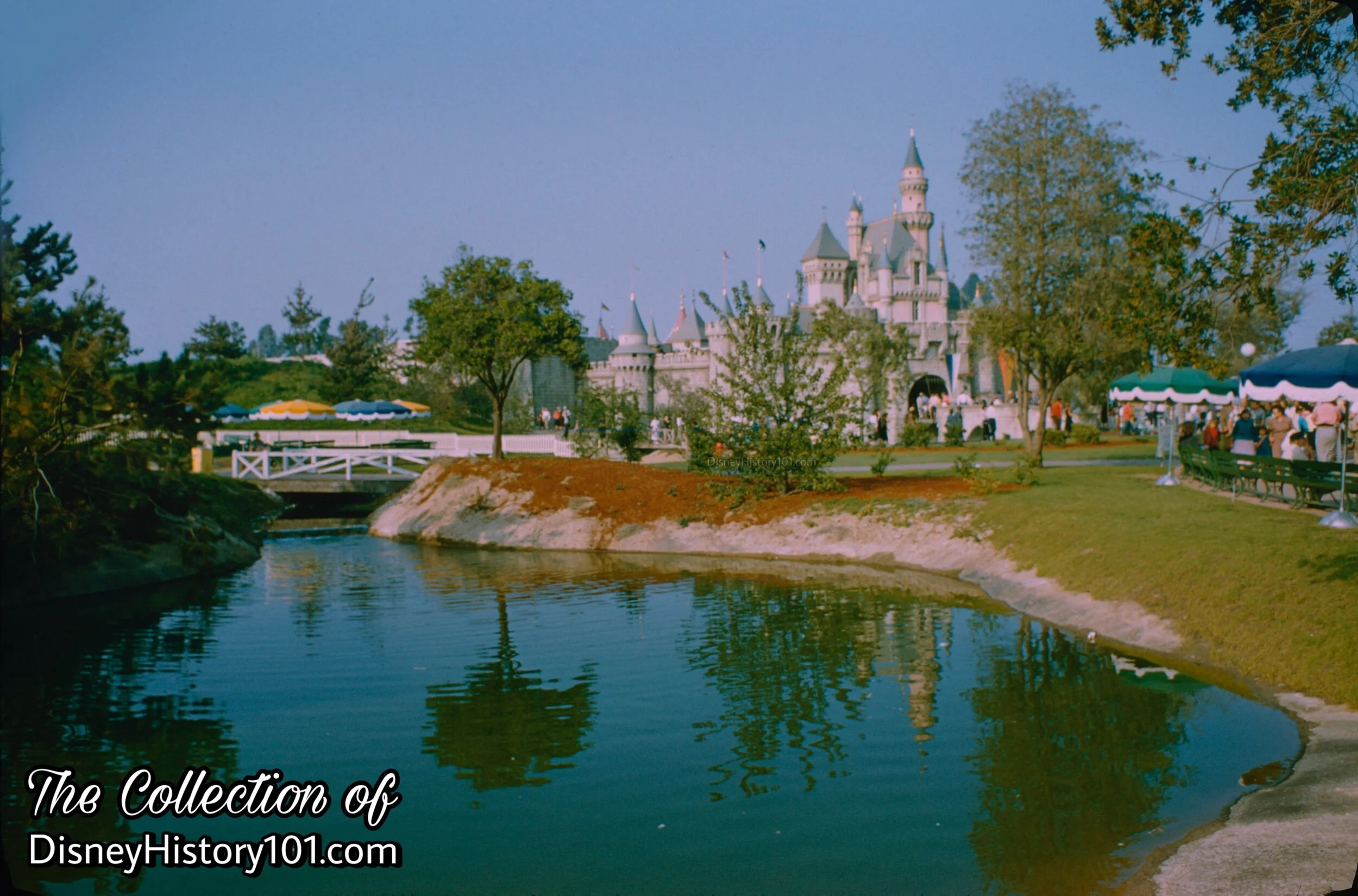 Sleeping Beauty Castle From The Frontierland Entryway, (c. 1956)