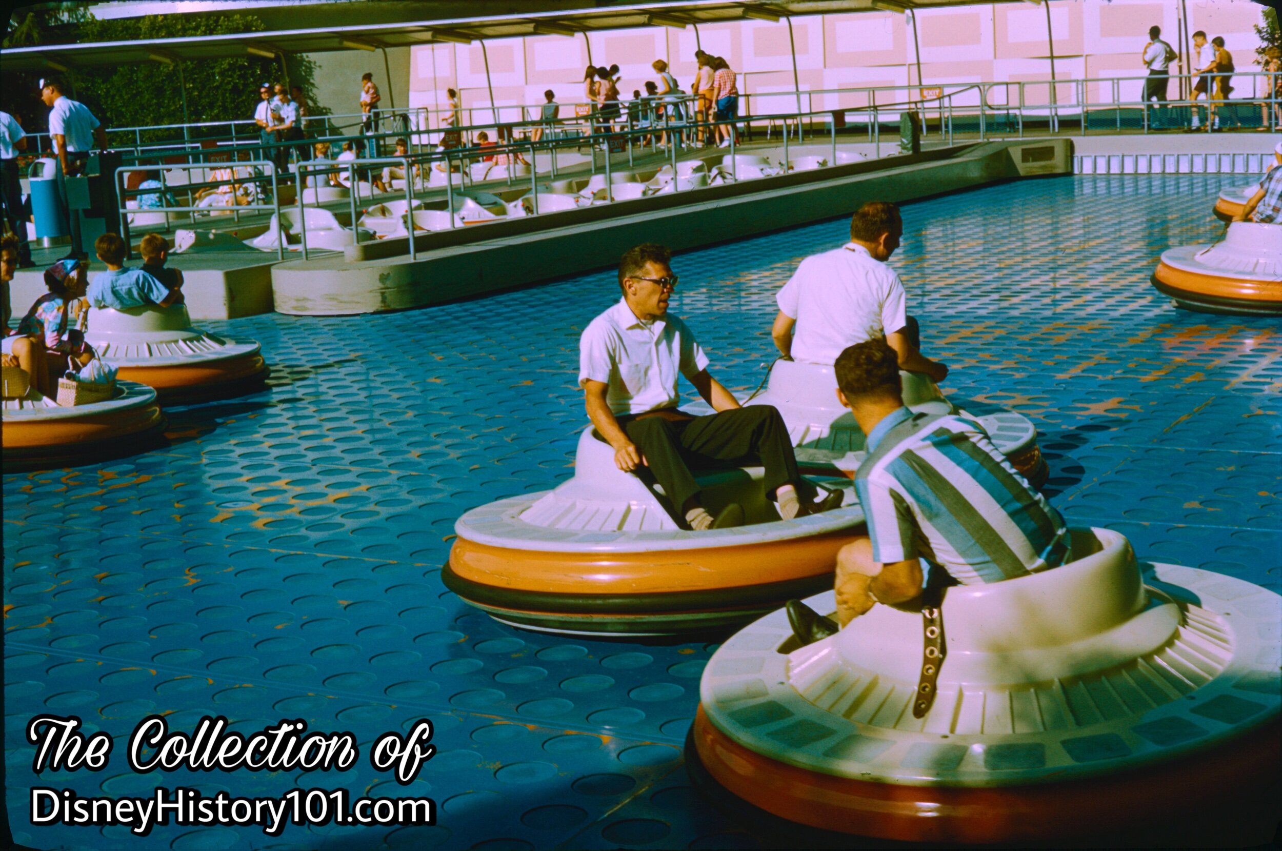 Flying Saucers at the Disneyland Spaceport, (July, 1966)
